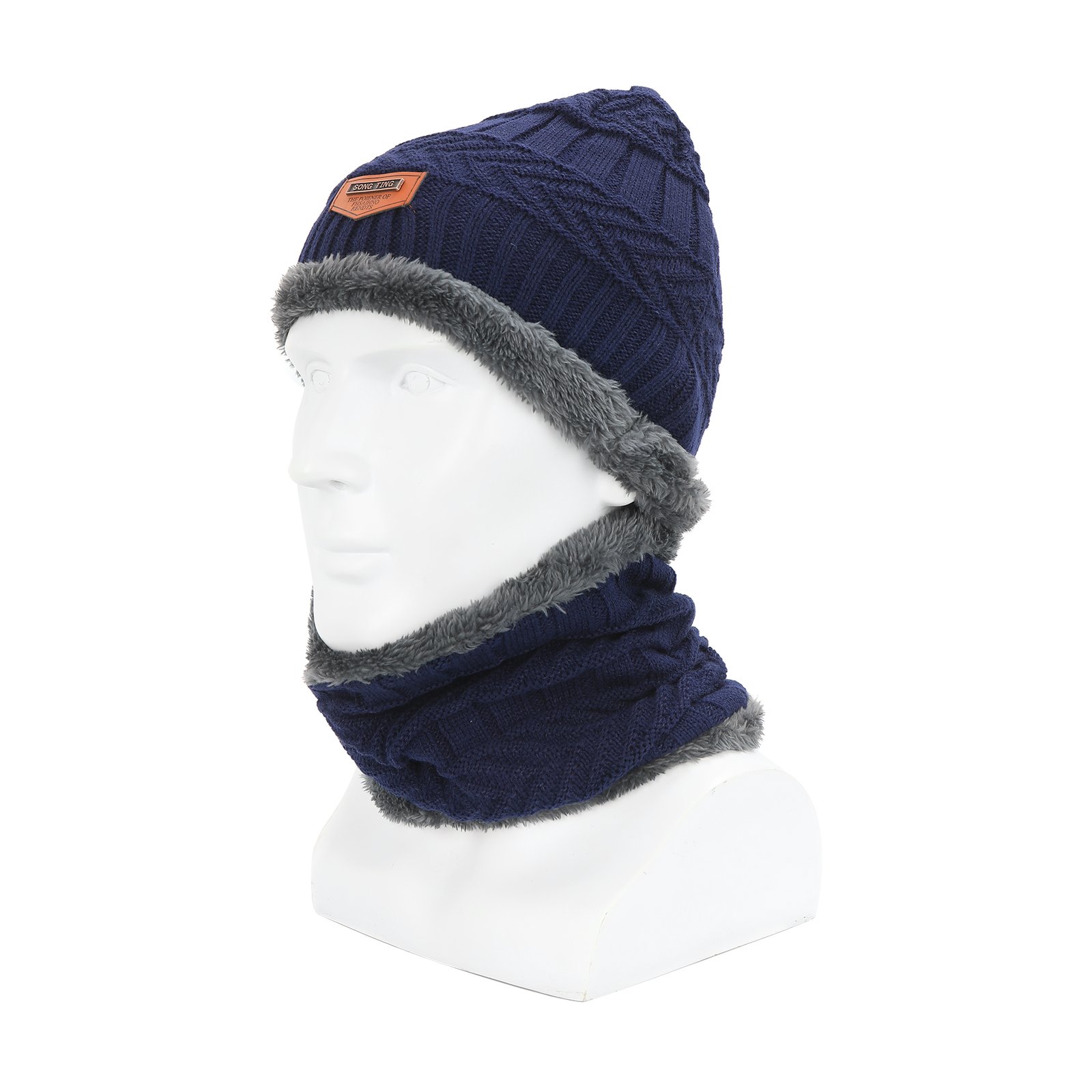 Knit Winter Hat Scarf Gloves Kit