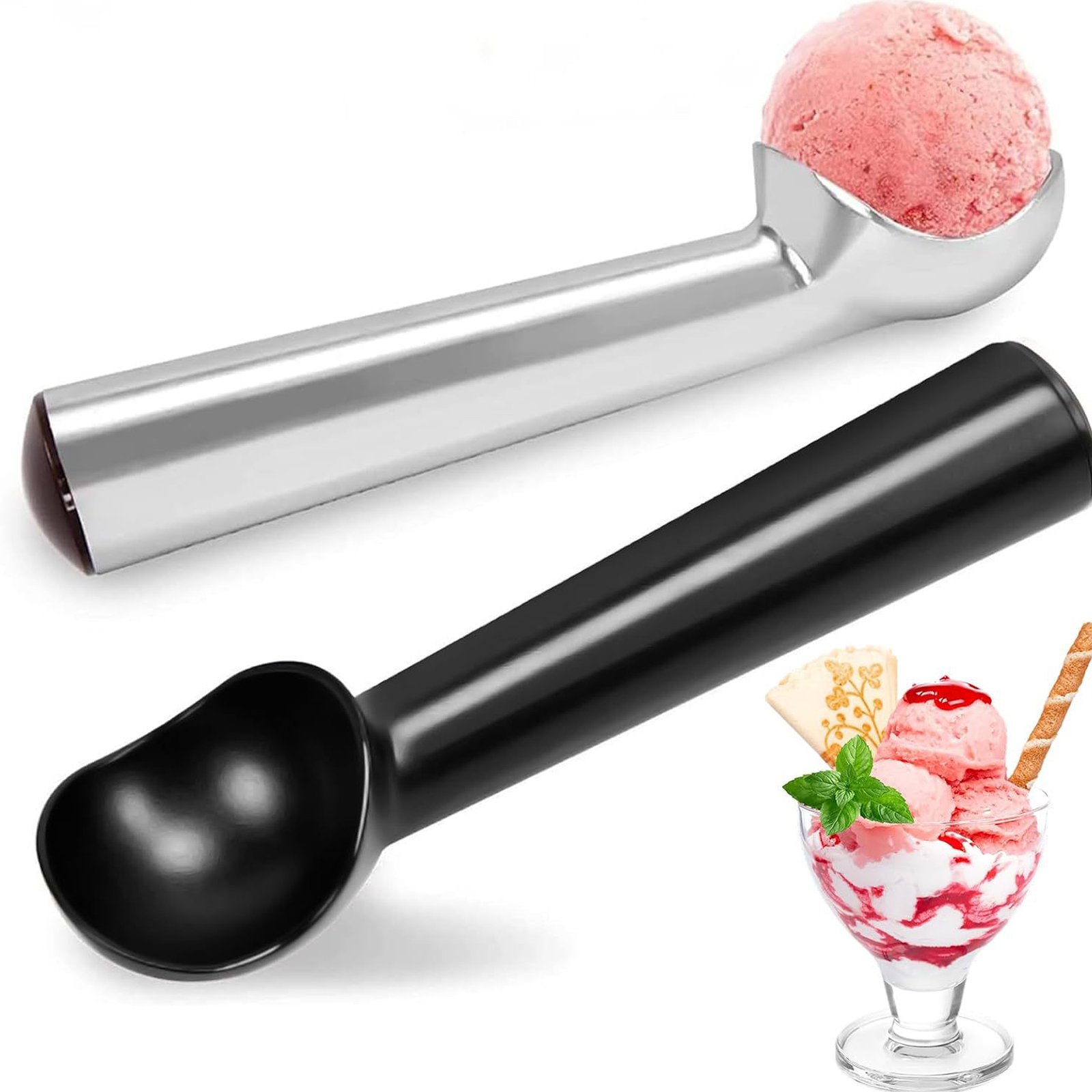 1.5 Oz Nonstick Anti-Freeze Ice Cream Scoop