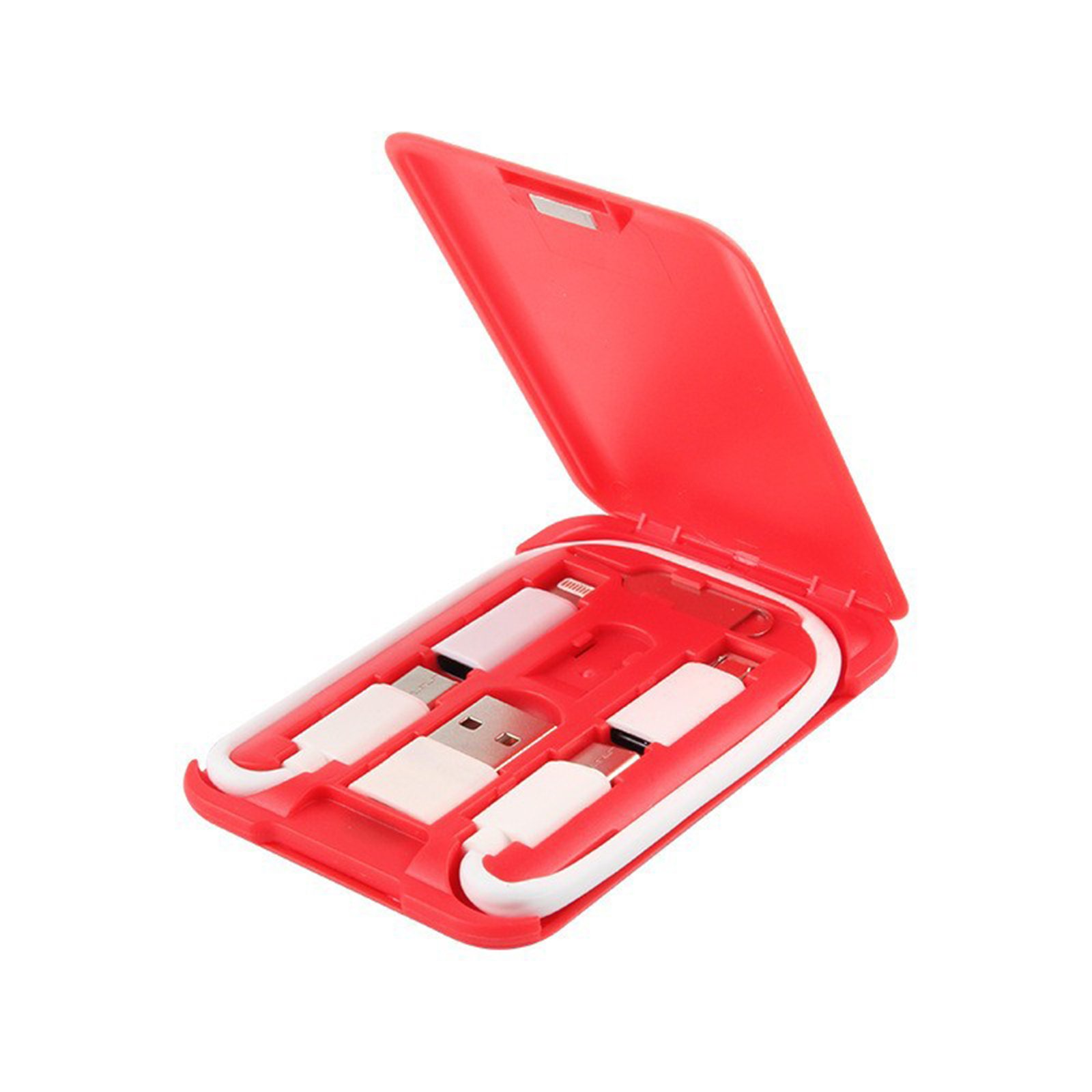Multi-function Charging Cable in Plastic Case