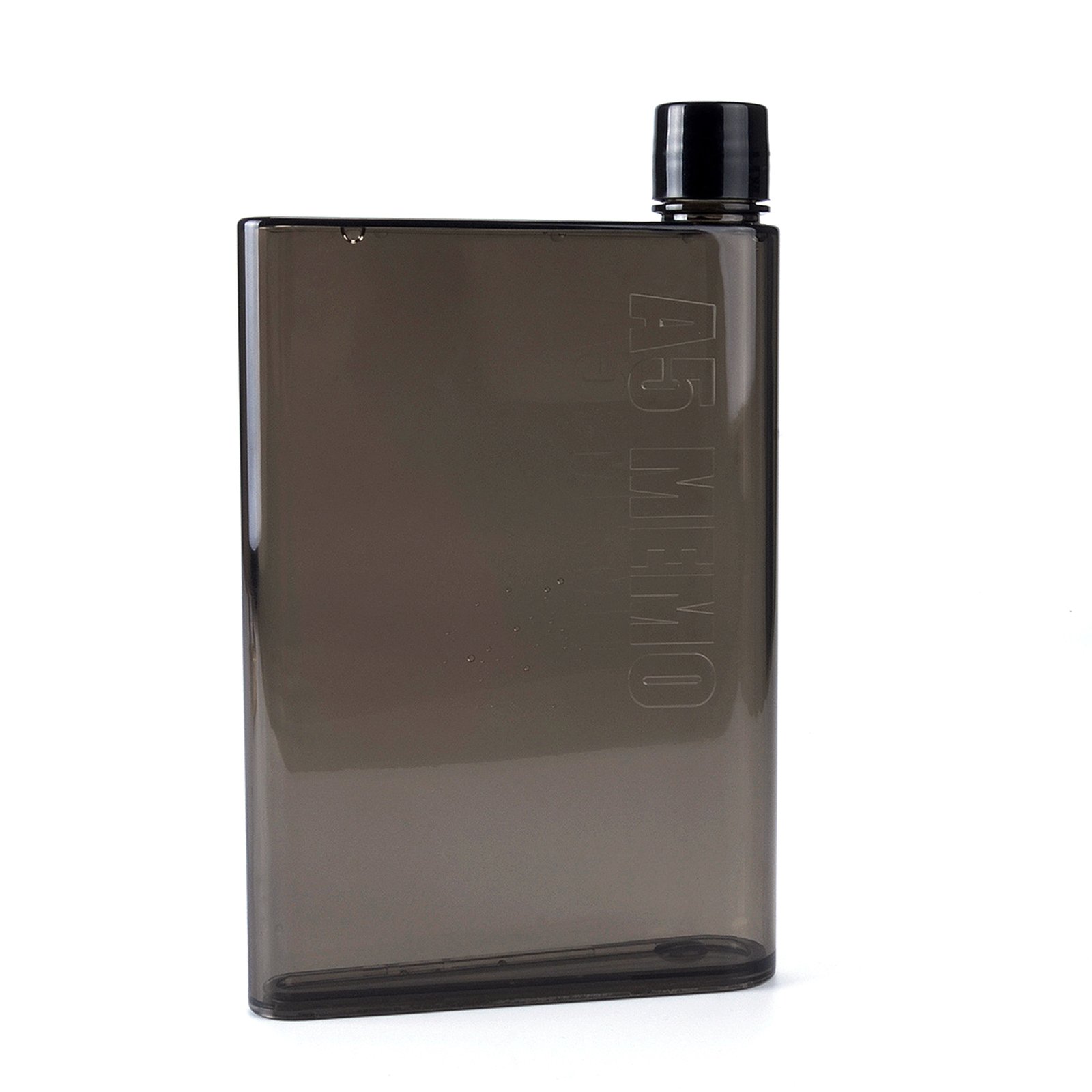 16 Oz. A5 Notebook Transparent Flat Water Bottle