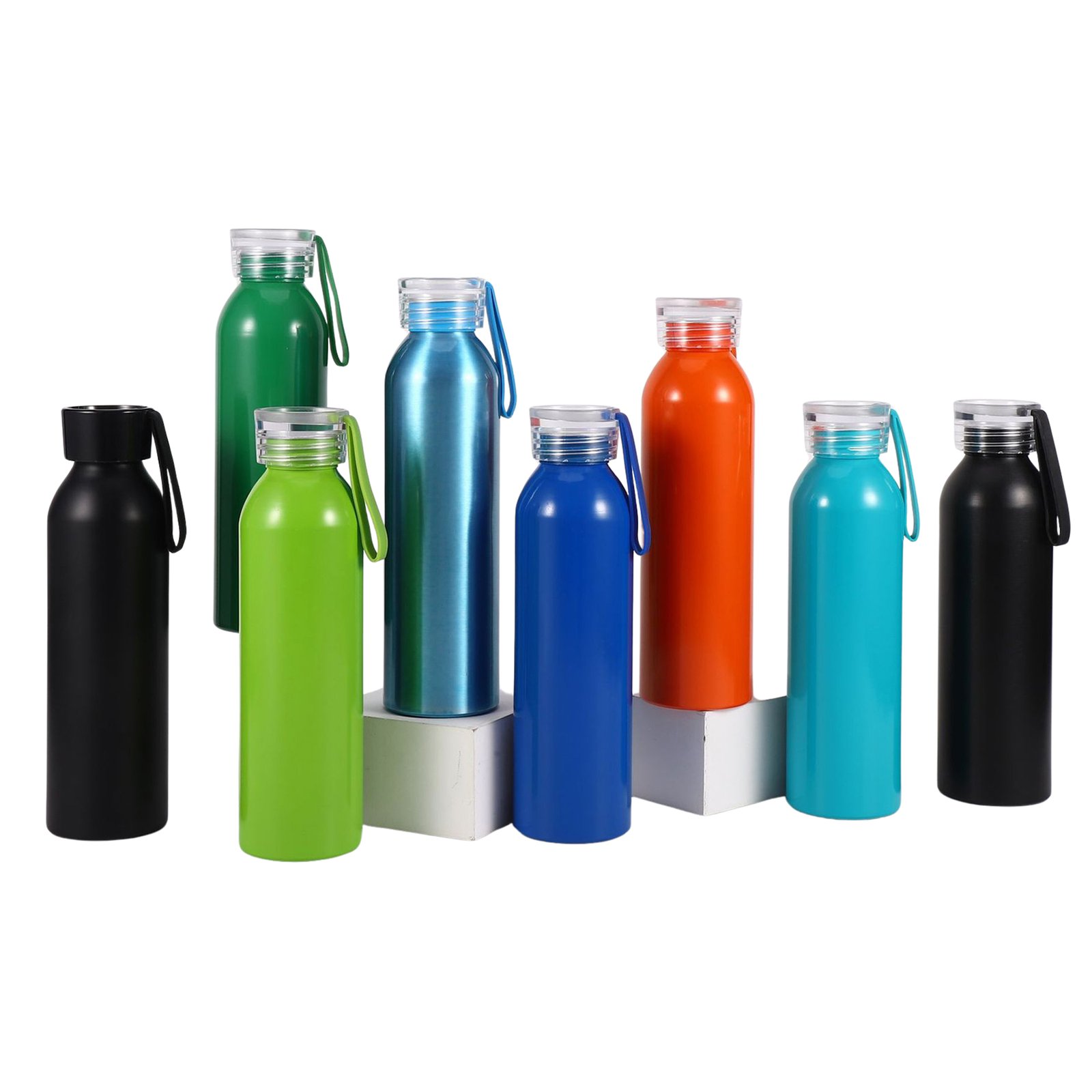 20oz Aluminum Bottle with Silicone Strap