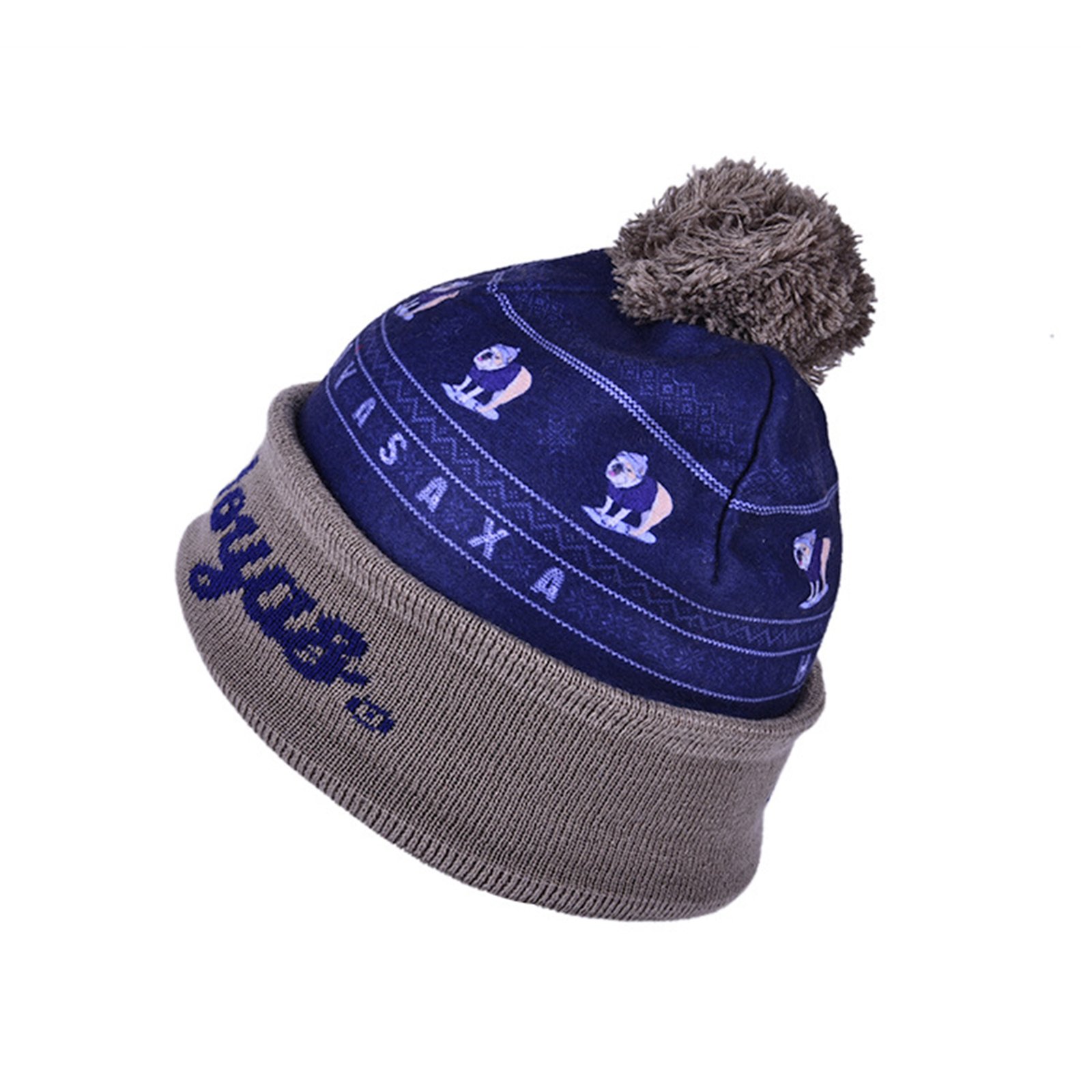 Plaid Knit Beanies