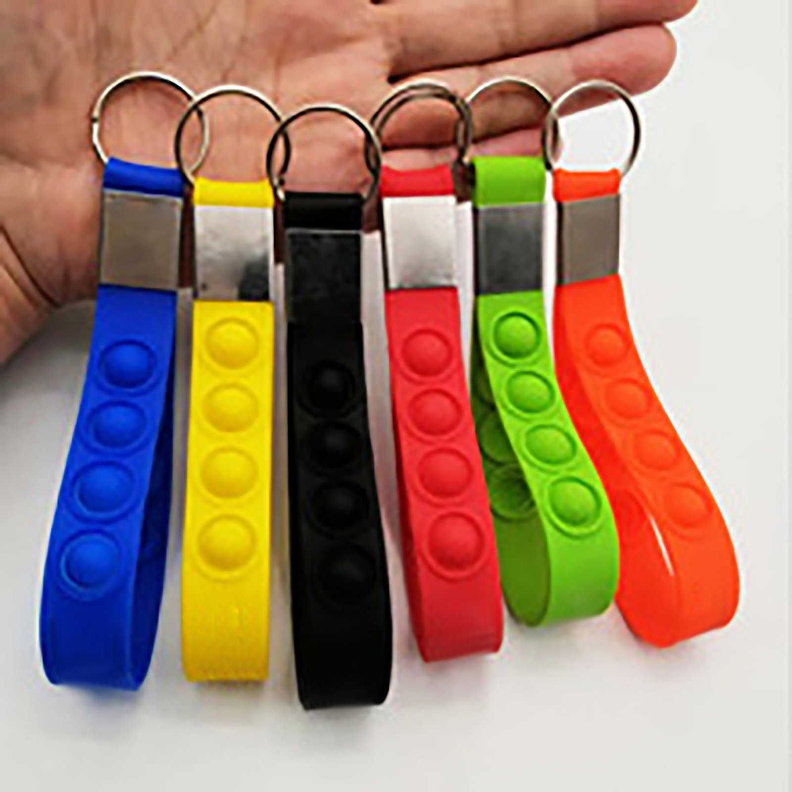 Push Pop Stress Reliever Keychain