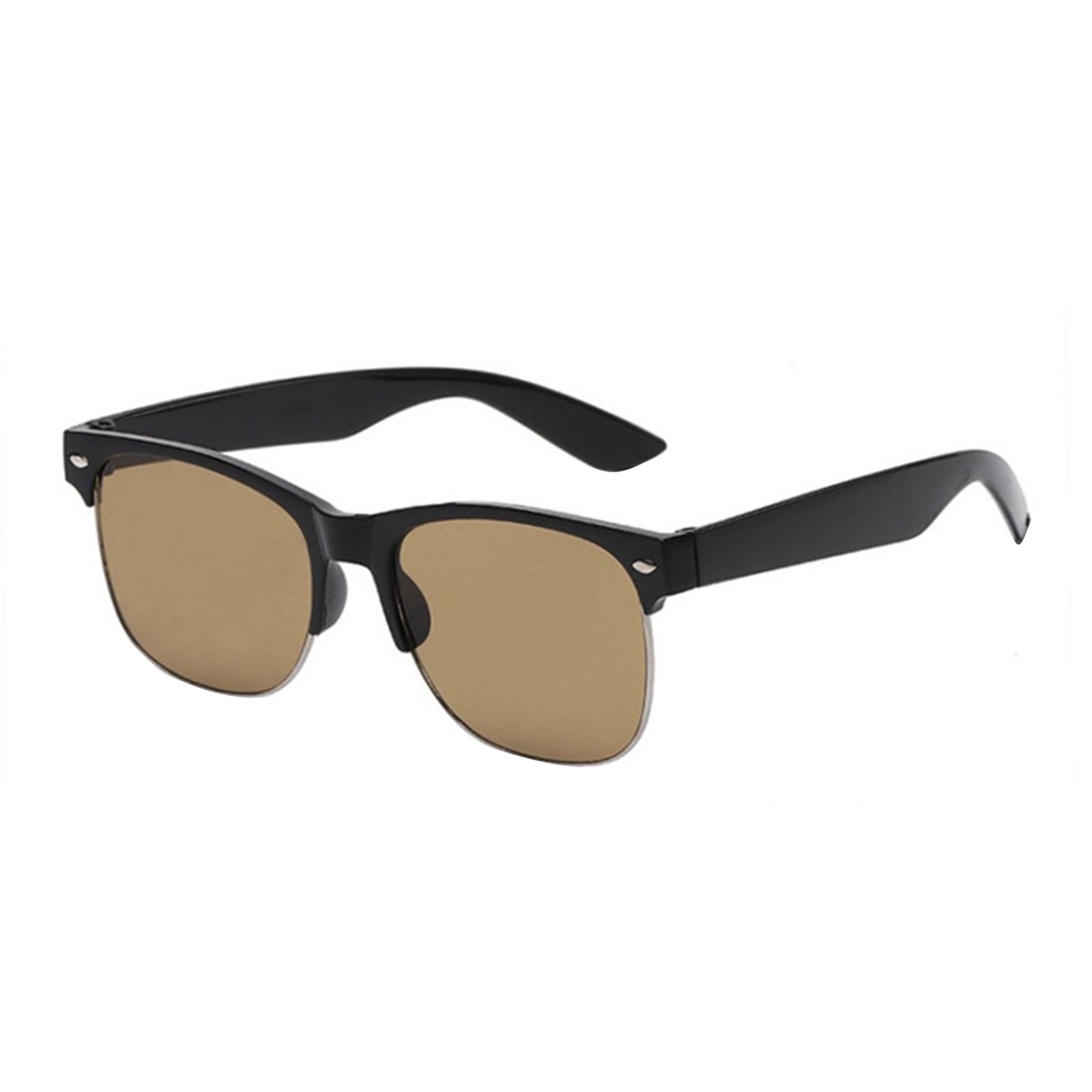 Imitative Bamboo Woodgrain Plastic Sunglasses