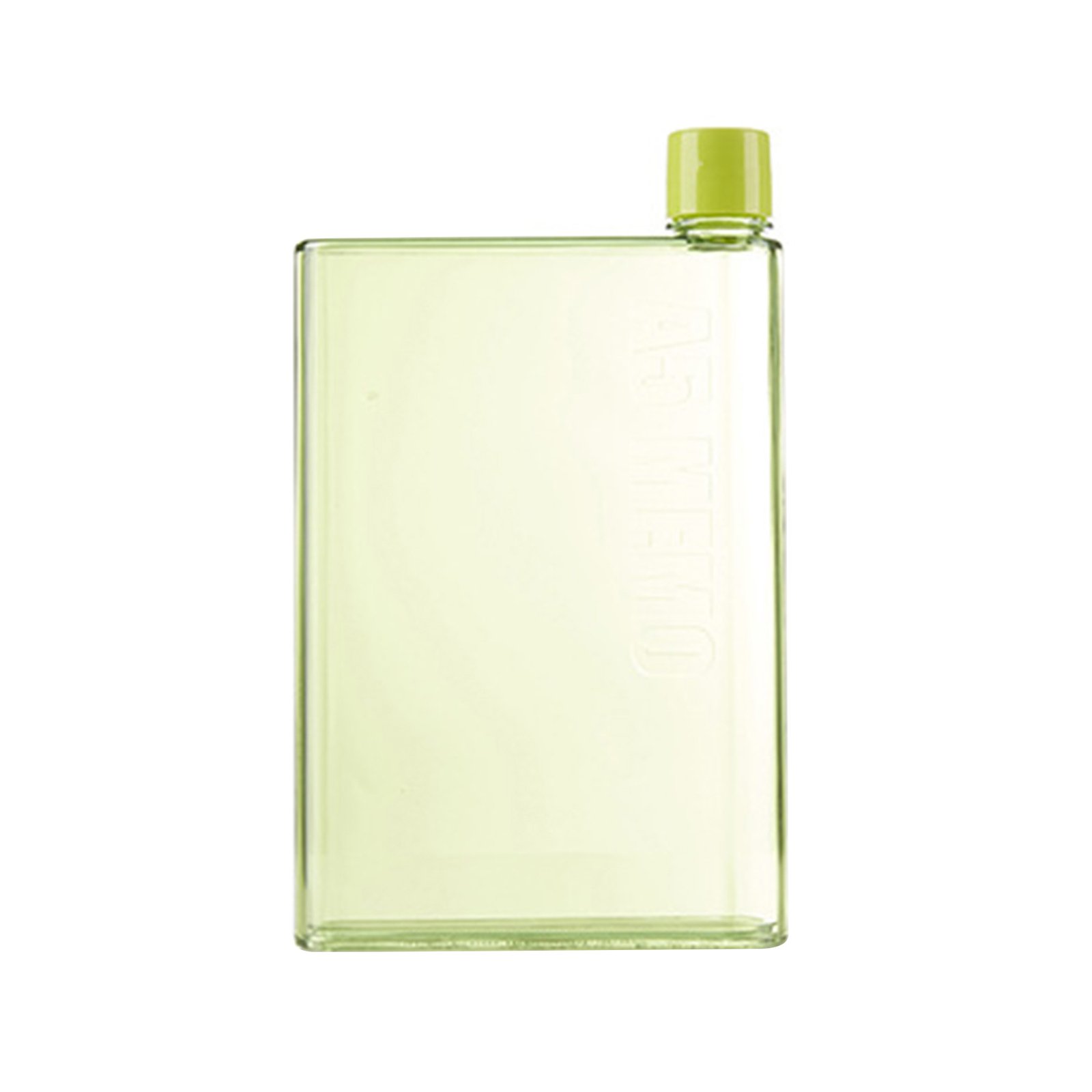 16 Oz. A5 Notebook Transparent Flat Water Bottle