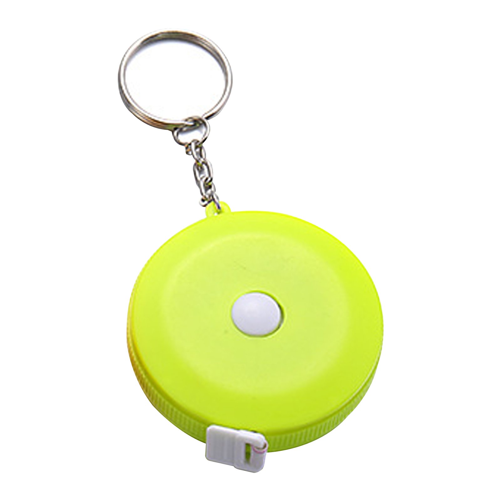 Custom Round Measure Tape With Keychain