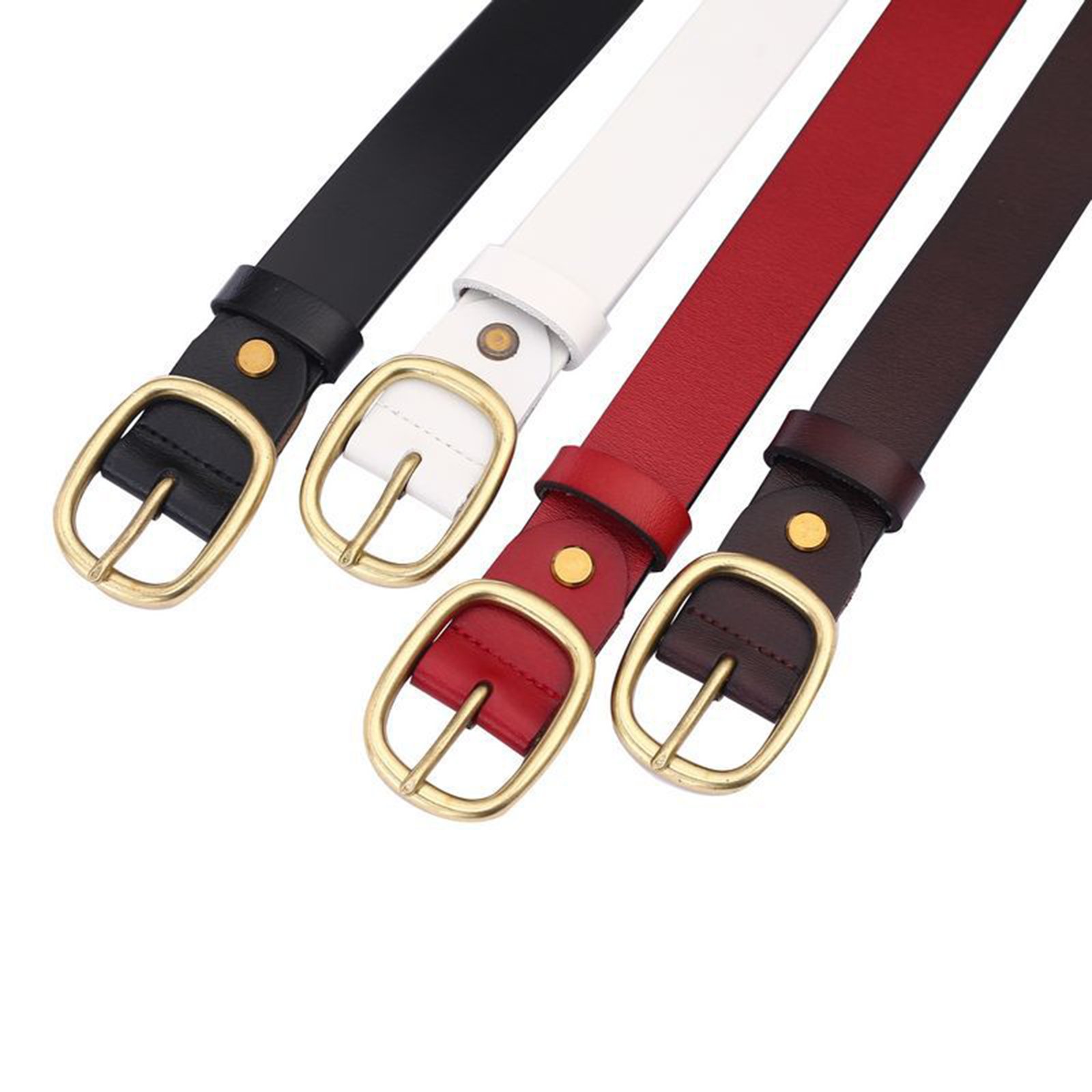 Cowhide Ladies Leather Belt
