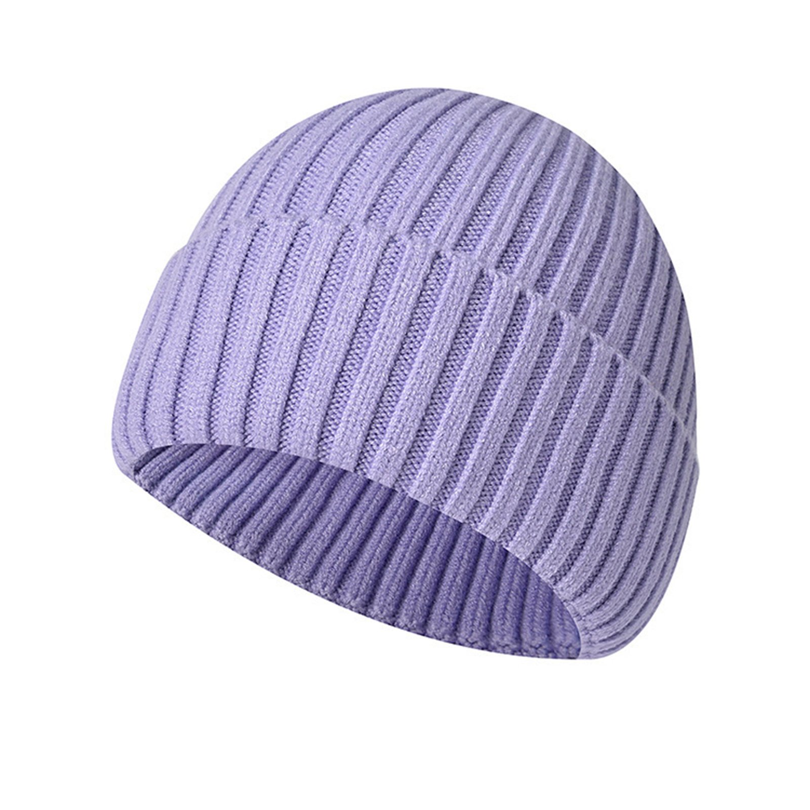 Winter Men's And Women's Knitted Foldover Hat