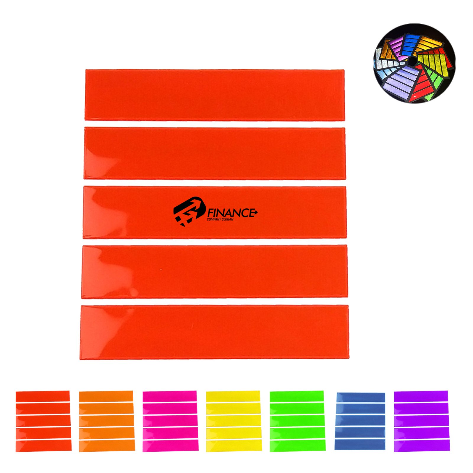 Reflective tape stickers