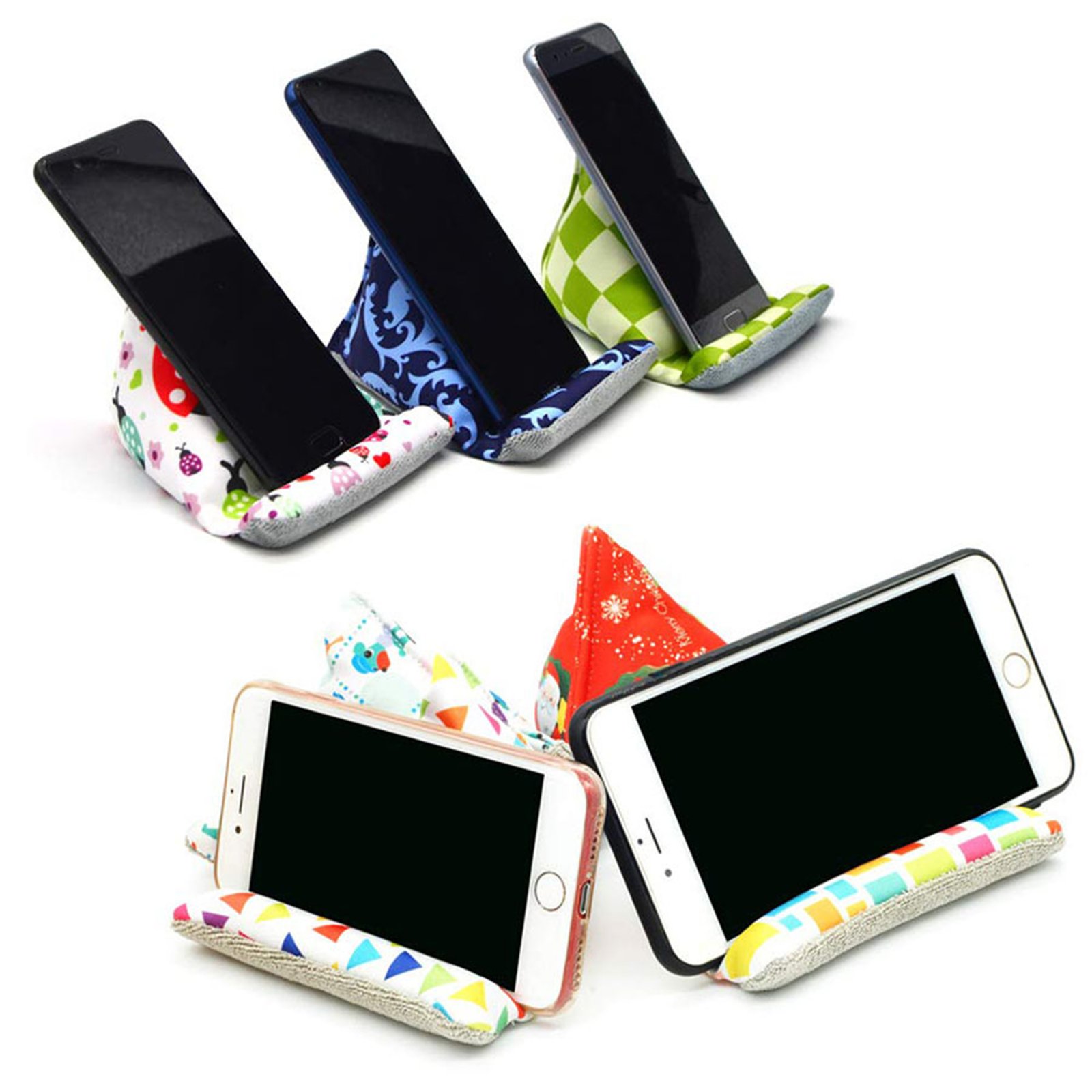 Microfiber Pyramid Mobile Device Stand