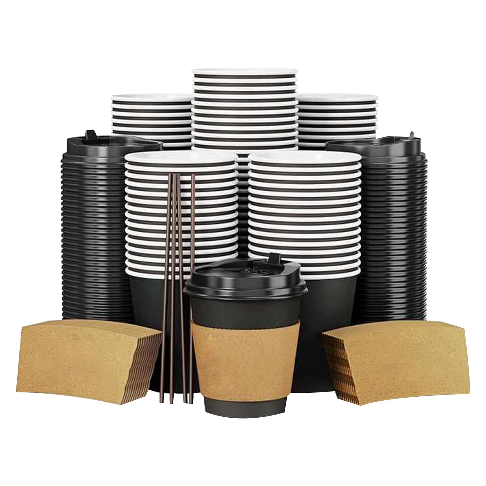 Full-Color Customized Paper Coffee Cup Sleeves