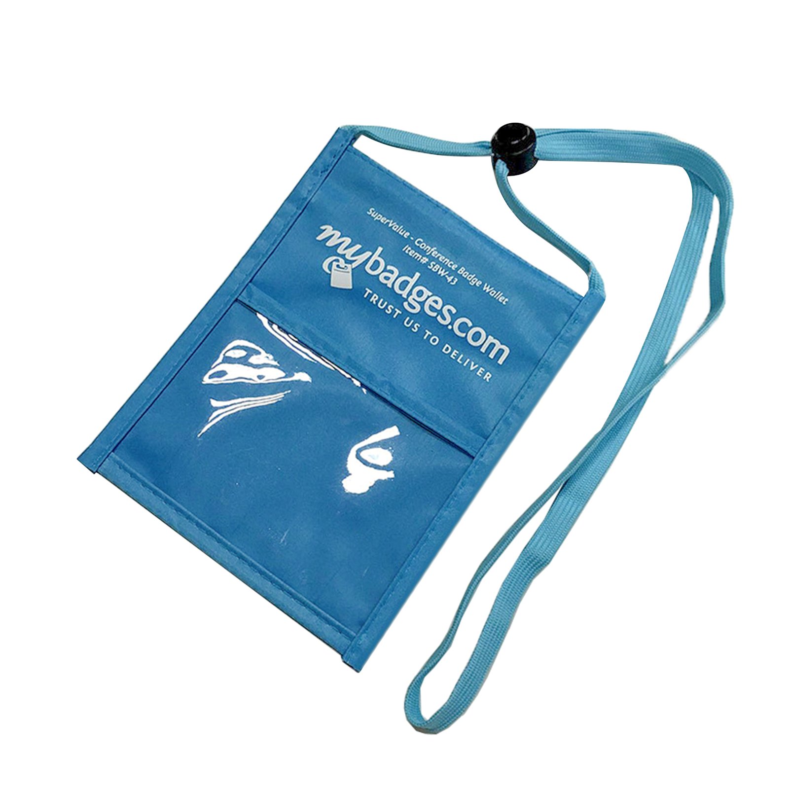 Large Oxford Neck Wallet With Adjustable Lanyard