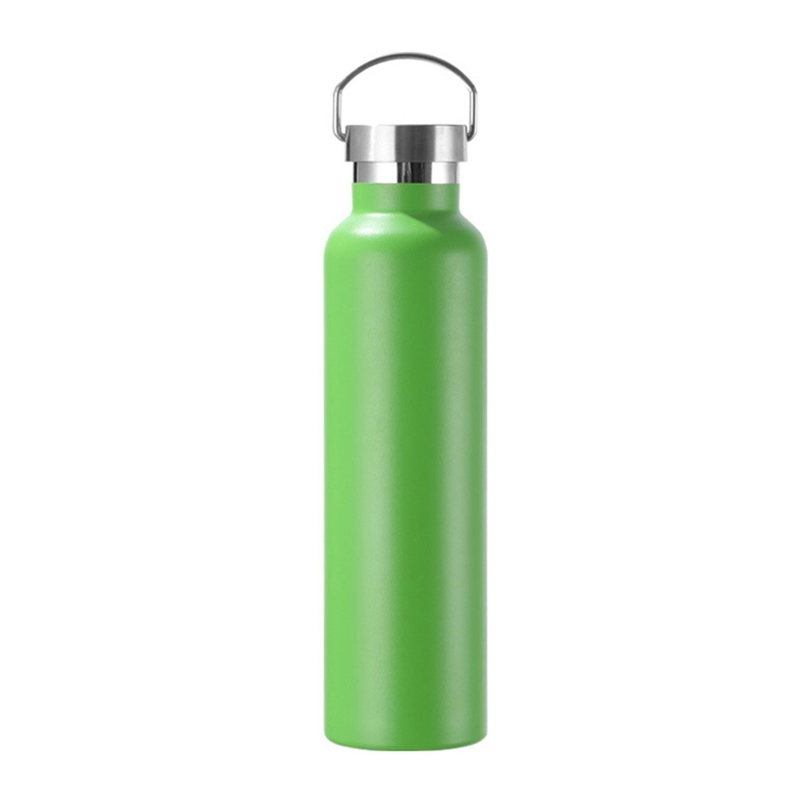 750ml double wall stainless steel bottle with bamboo lid