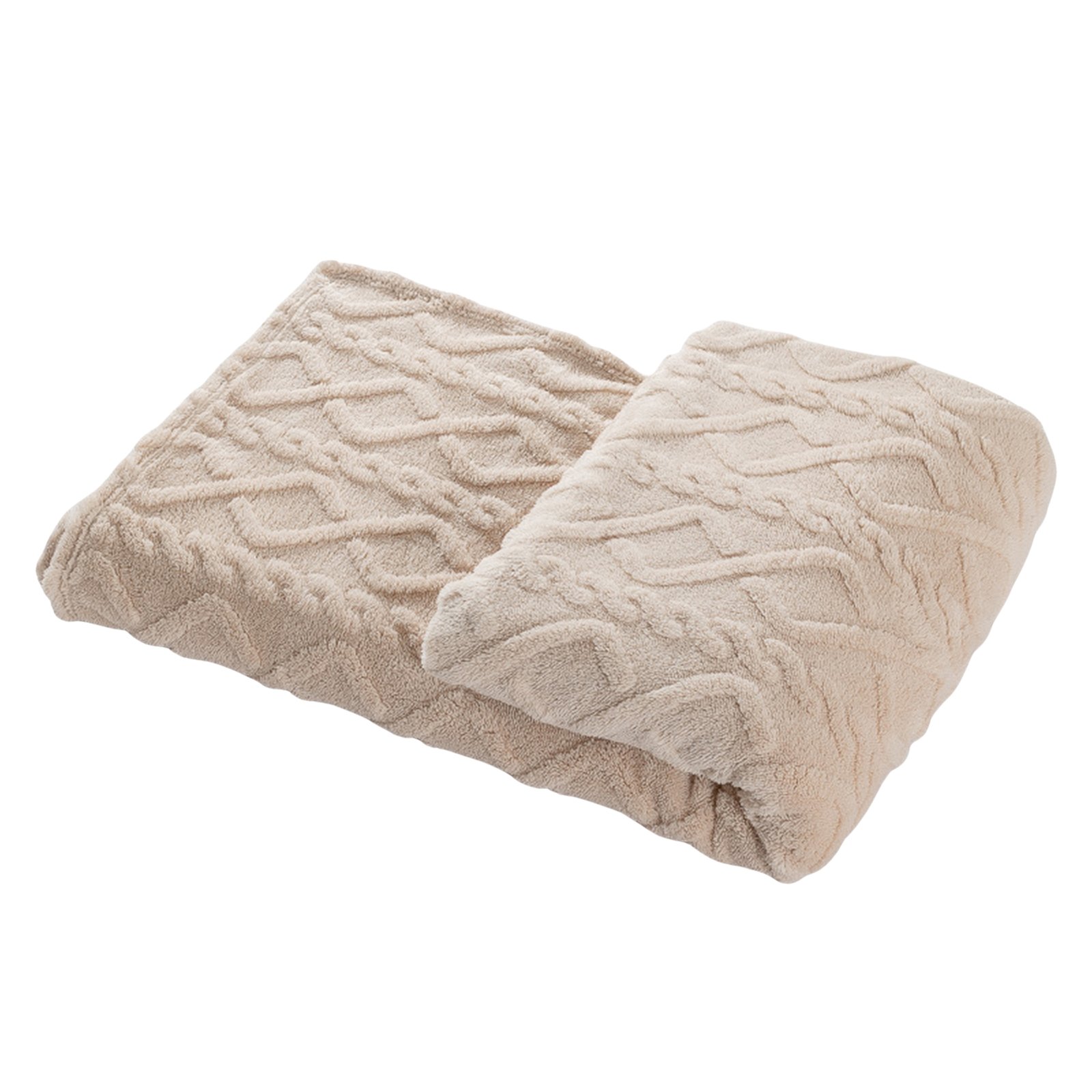 39"*59" 280GSM Tafleece Double-Sided Fleece Blanket