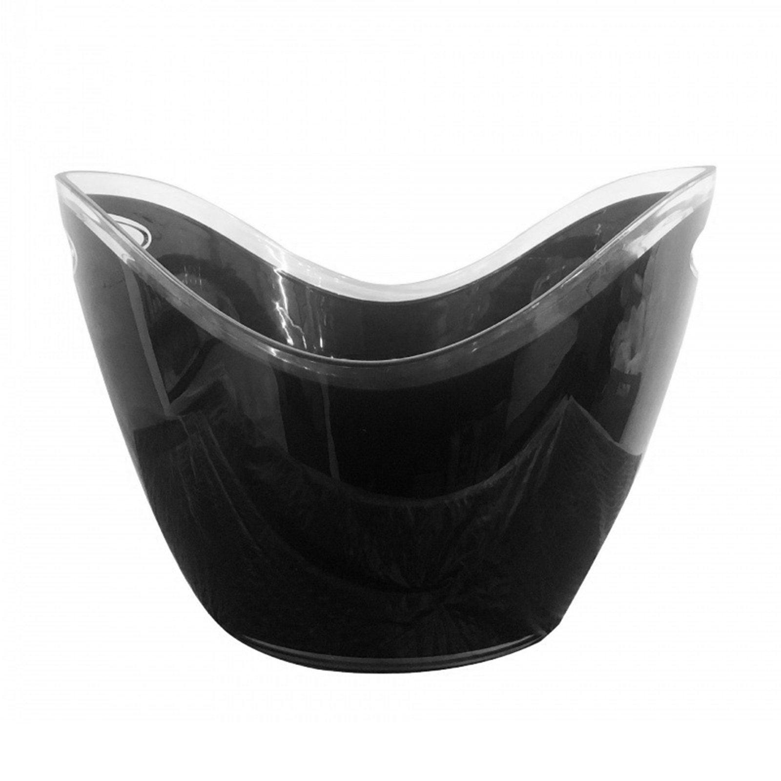 4L Clear Plastic Ice Bucket (1 Gal)