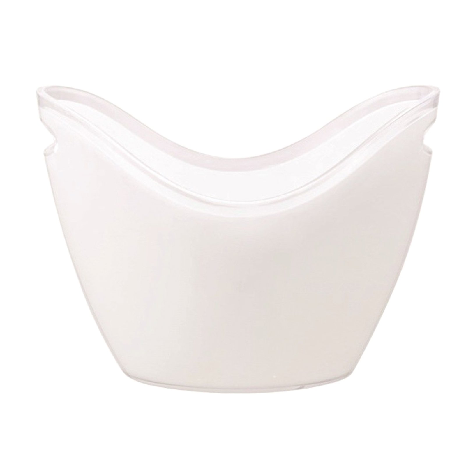 4L Clear Plastic Ice Bucket (1 Gal)