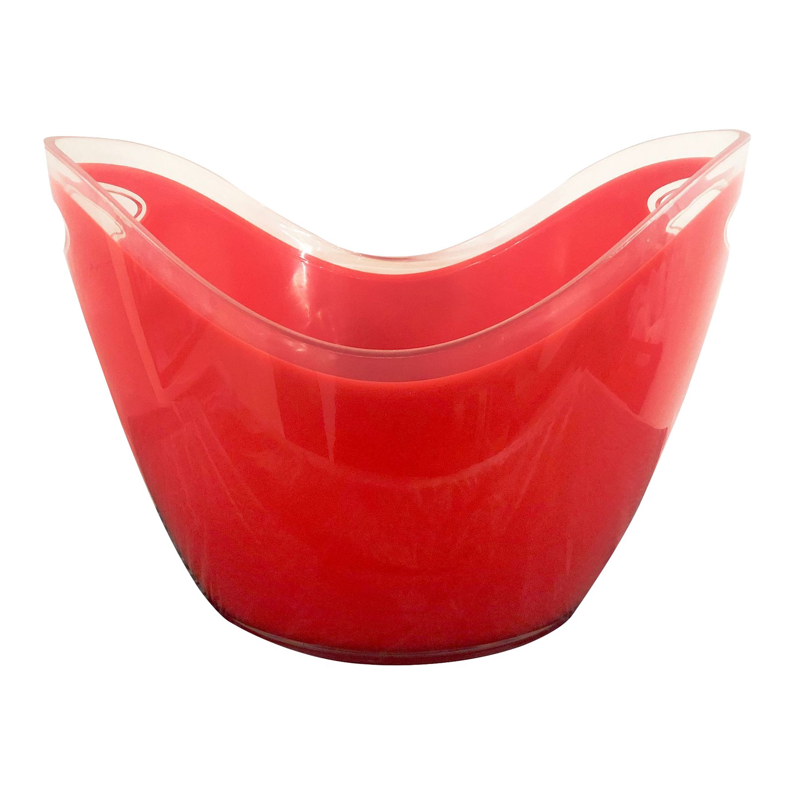 4L Clear Plastic Ice Bucket (1 Gal)
