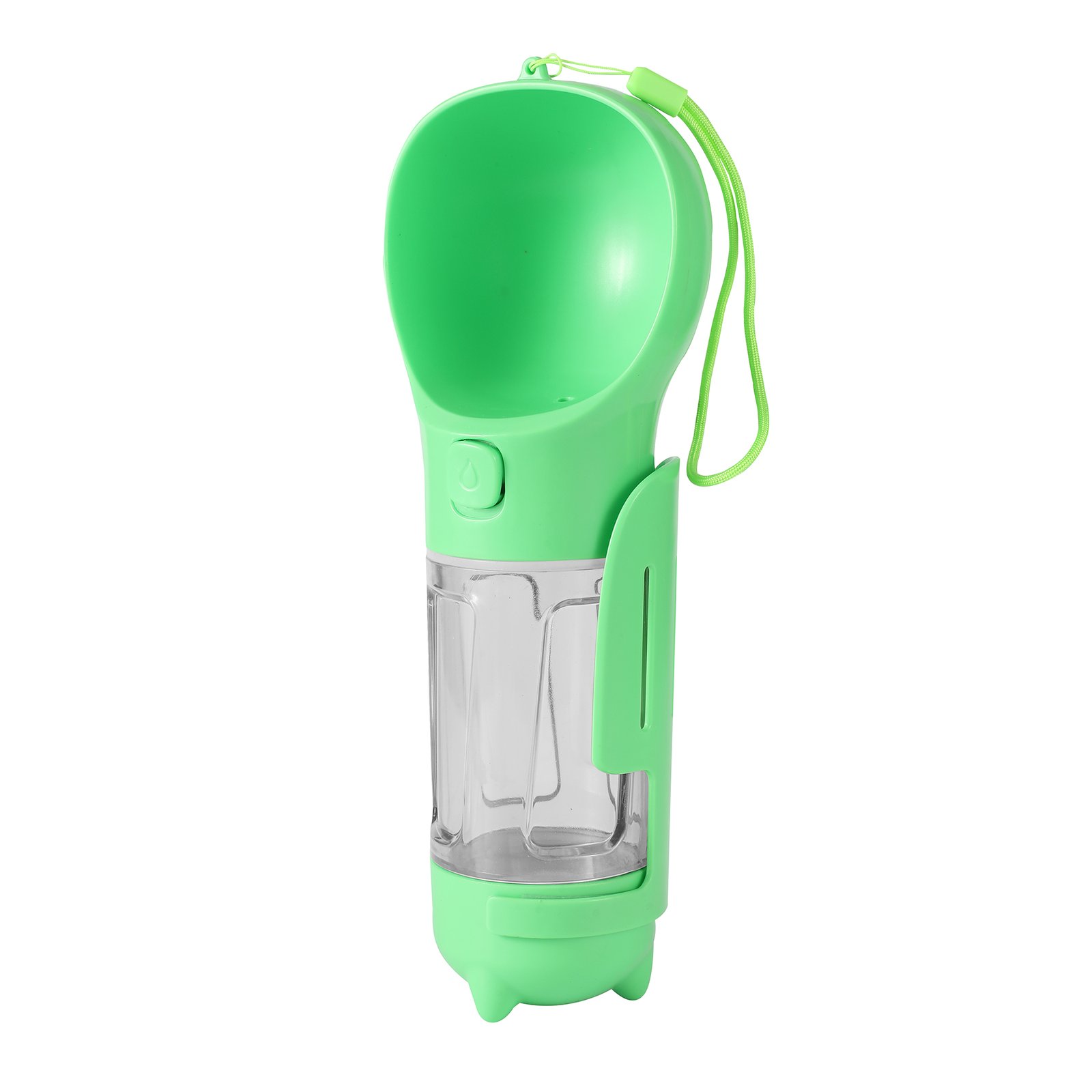 Portable 3 In 1 Pet Water Bottle Poop Bag Food Dispenser