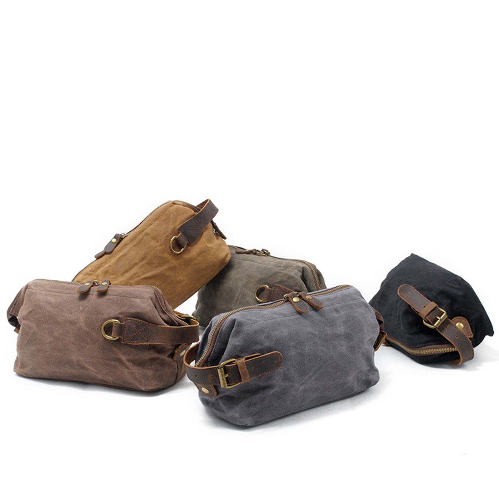Waxed Canvas Toiletry Bag