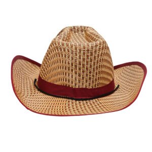 Straw Cowboy Hat With Customizable Band