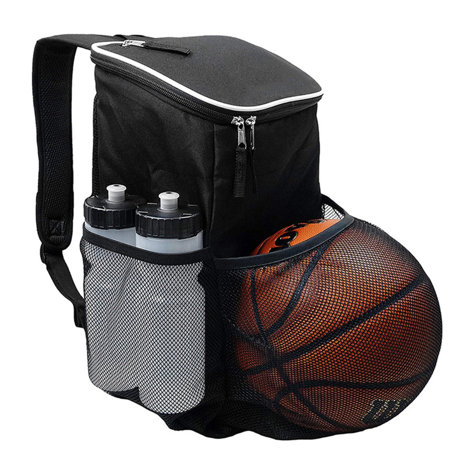 Sports Workout Gym Bag Backpack W/ Ball Equipment Pocket