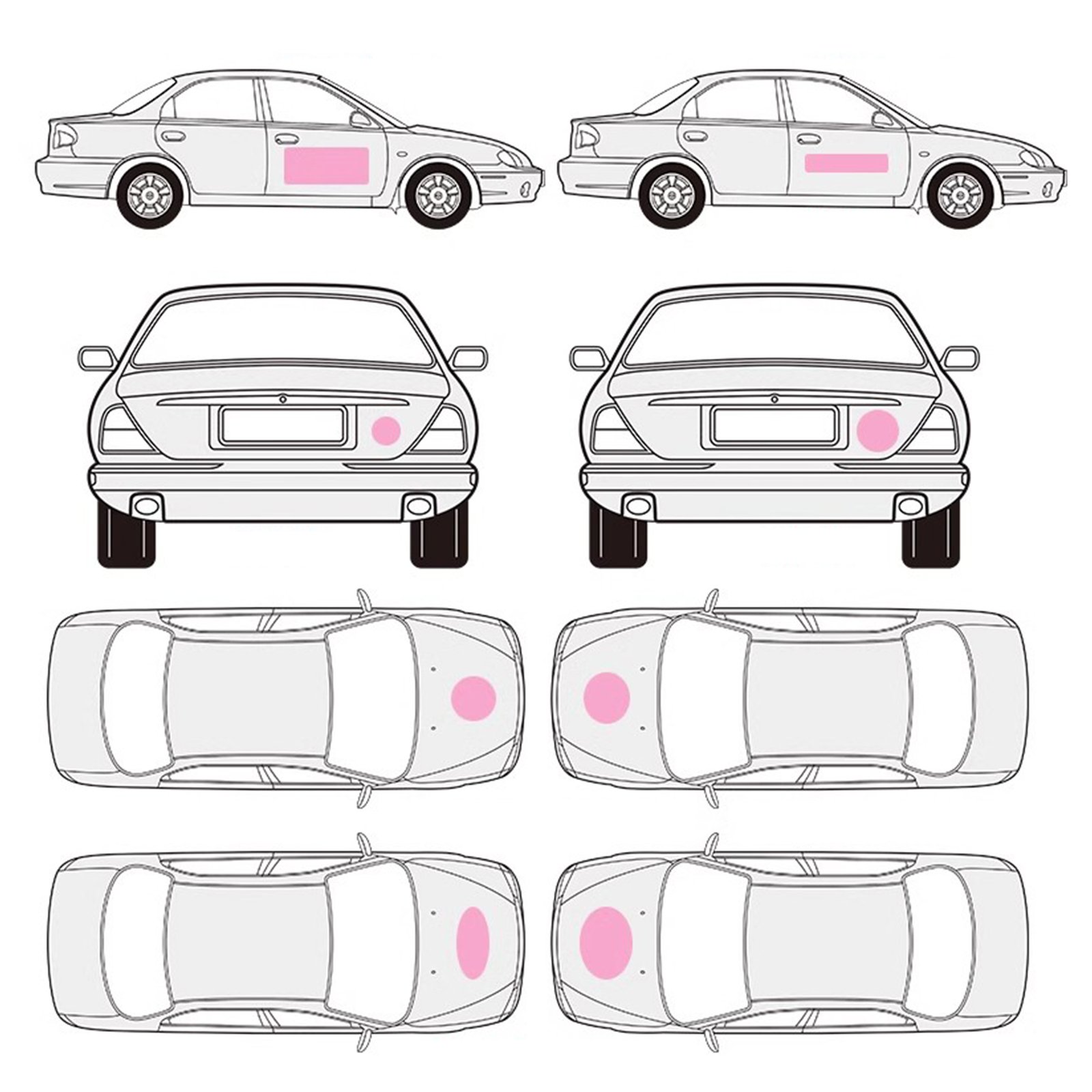 Magnetic Car Sticker