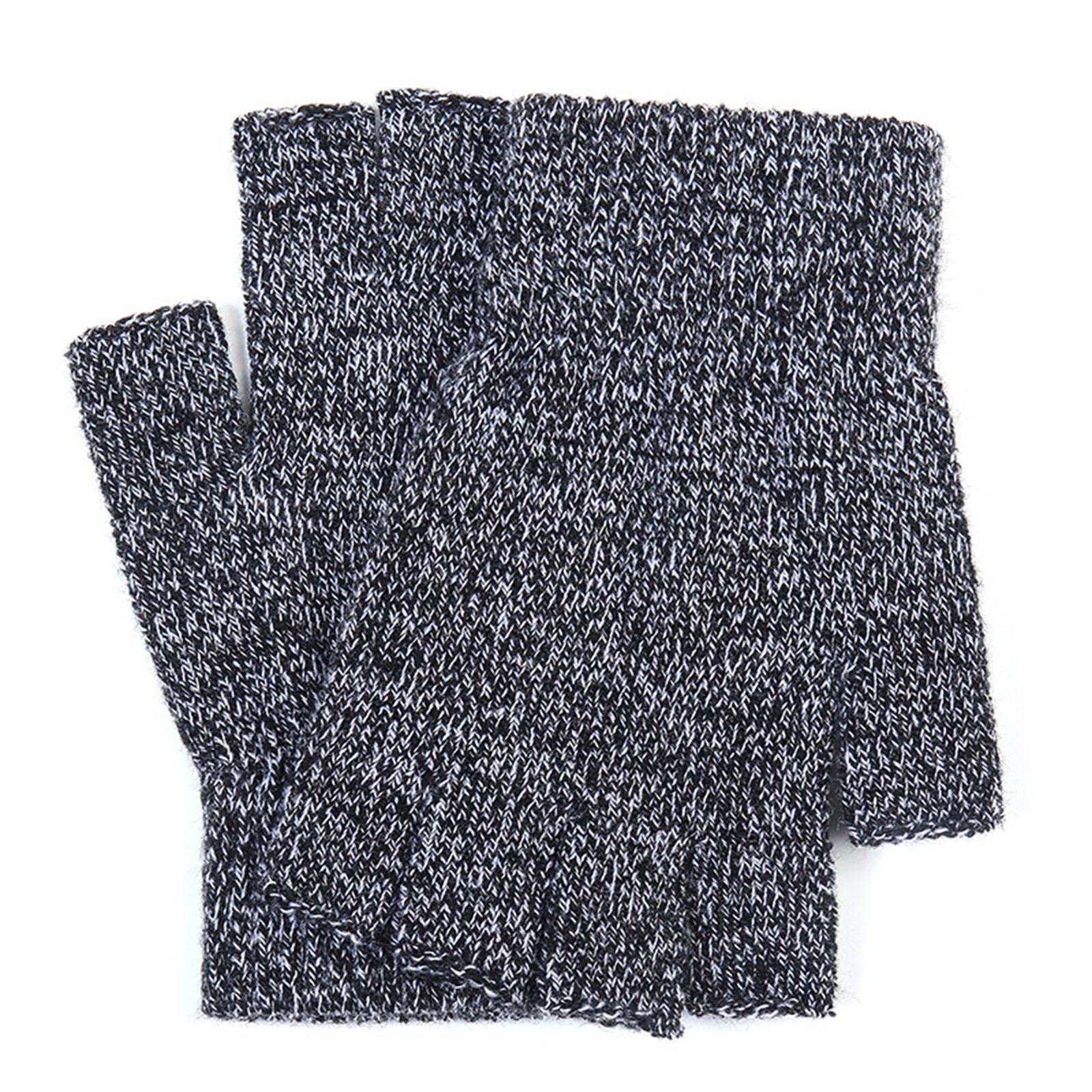 Knit Half Finger Gloves