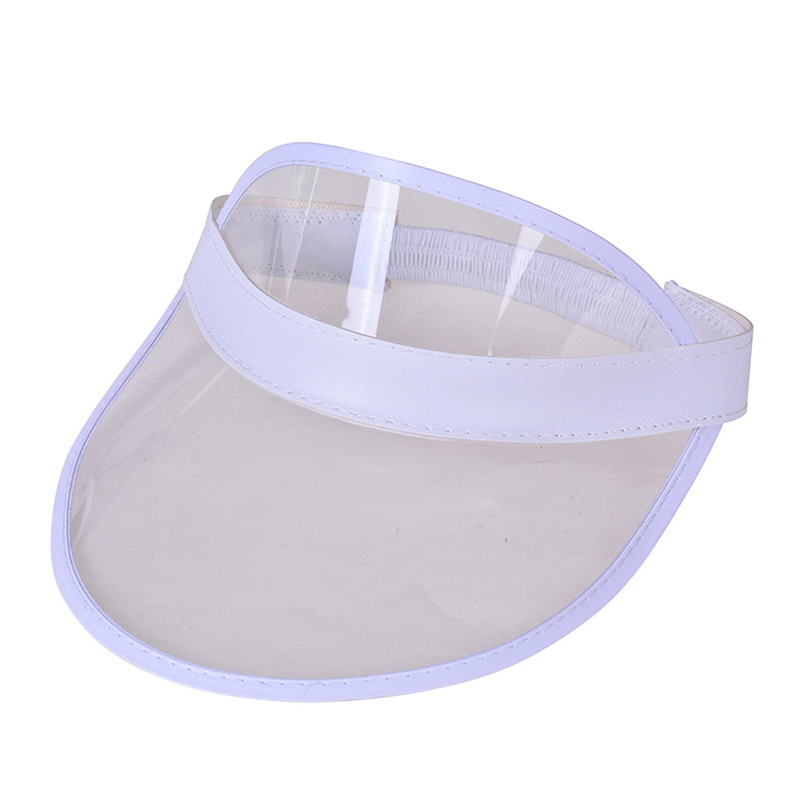 Rainbow Pvc Transparent Sun Visor Hat