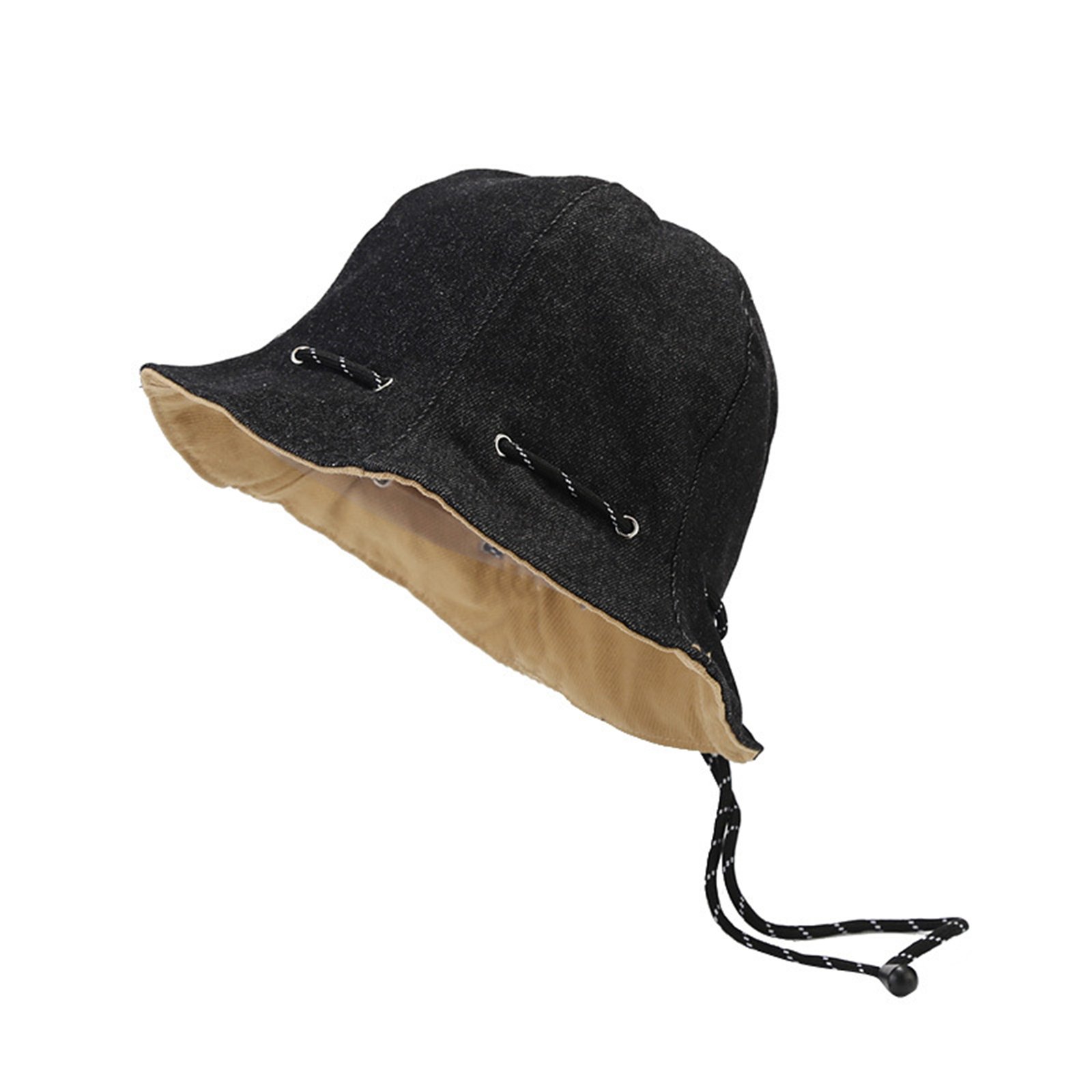 Foldable Jean Fabric Bucket Hat