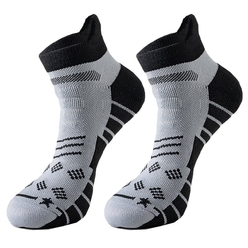 Adult Non-Slip Quick-Drying Sports Short Tube Nylon Socks