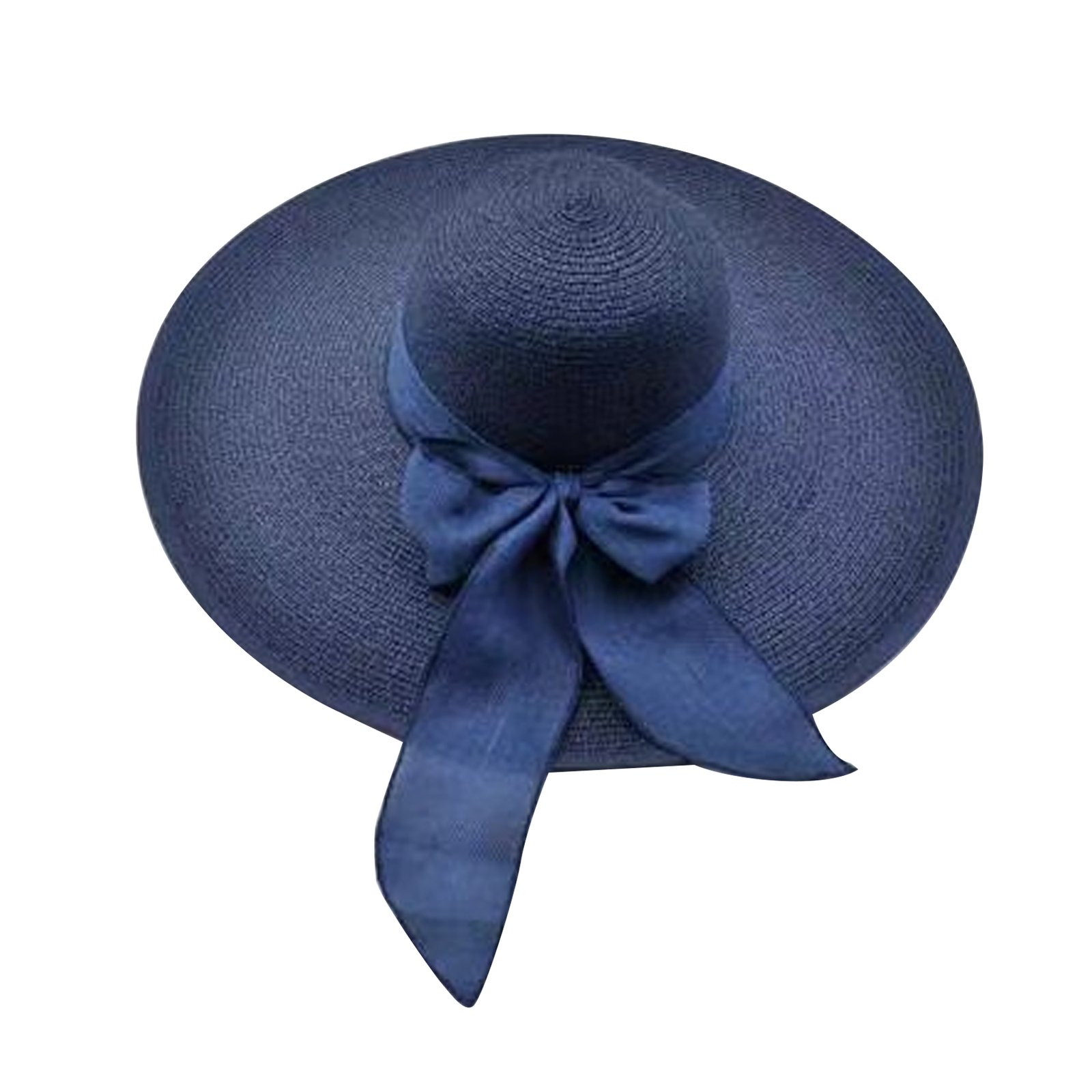 Summer Wide Brim UV Protection Hat Embroidery