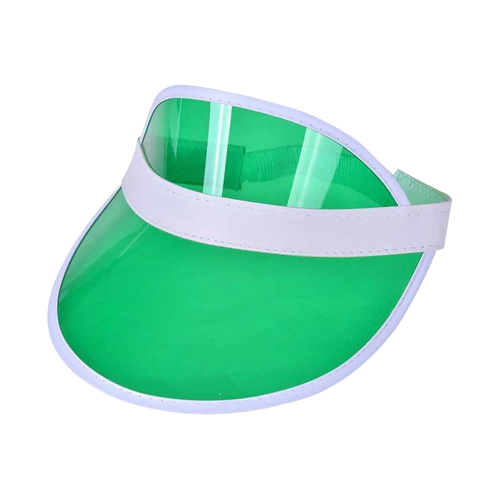 Rainbow Pvc Transparent Sun Visor Hat
