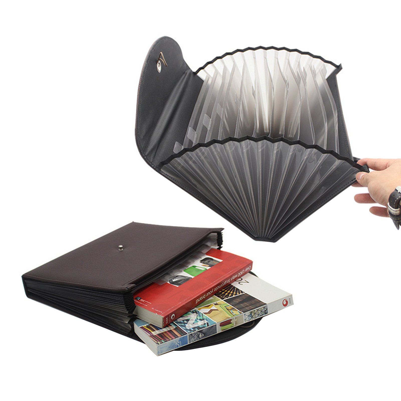 Expandable Portable Accordion File Folder