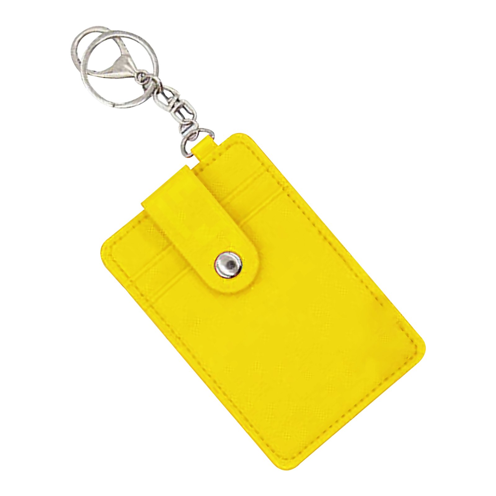 Leather Id Badge Holder With Lanyard