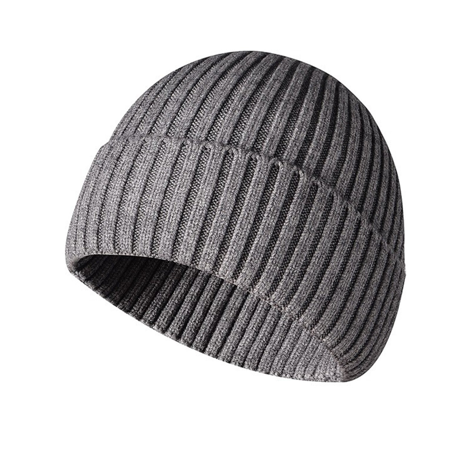 Winter Men's And Women's Knitted Foldover Hat