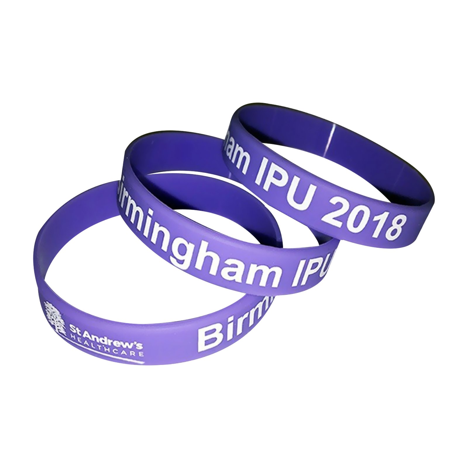 wristbands soft silicone bracelet with printing logo
