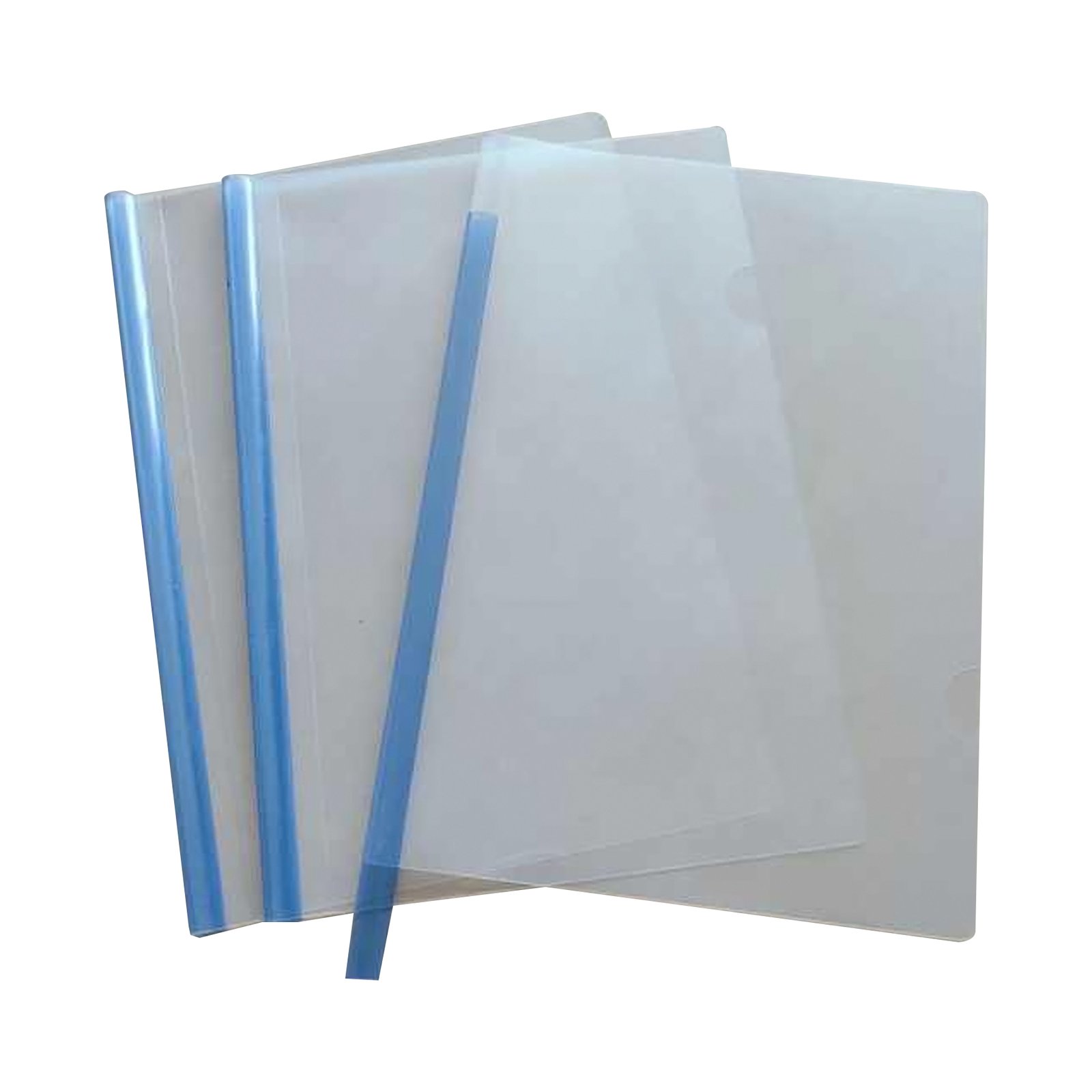 A4 Transparent File Document Folder with Sliding Bars