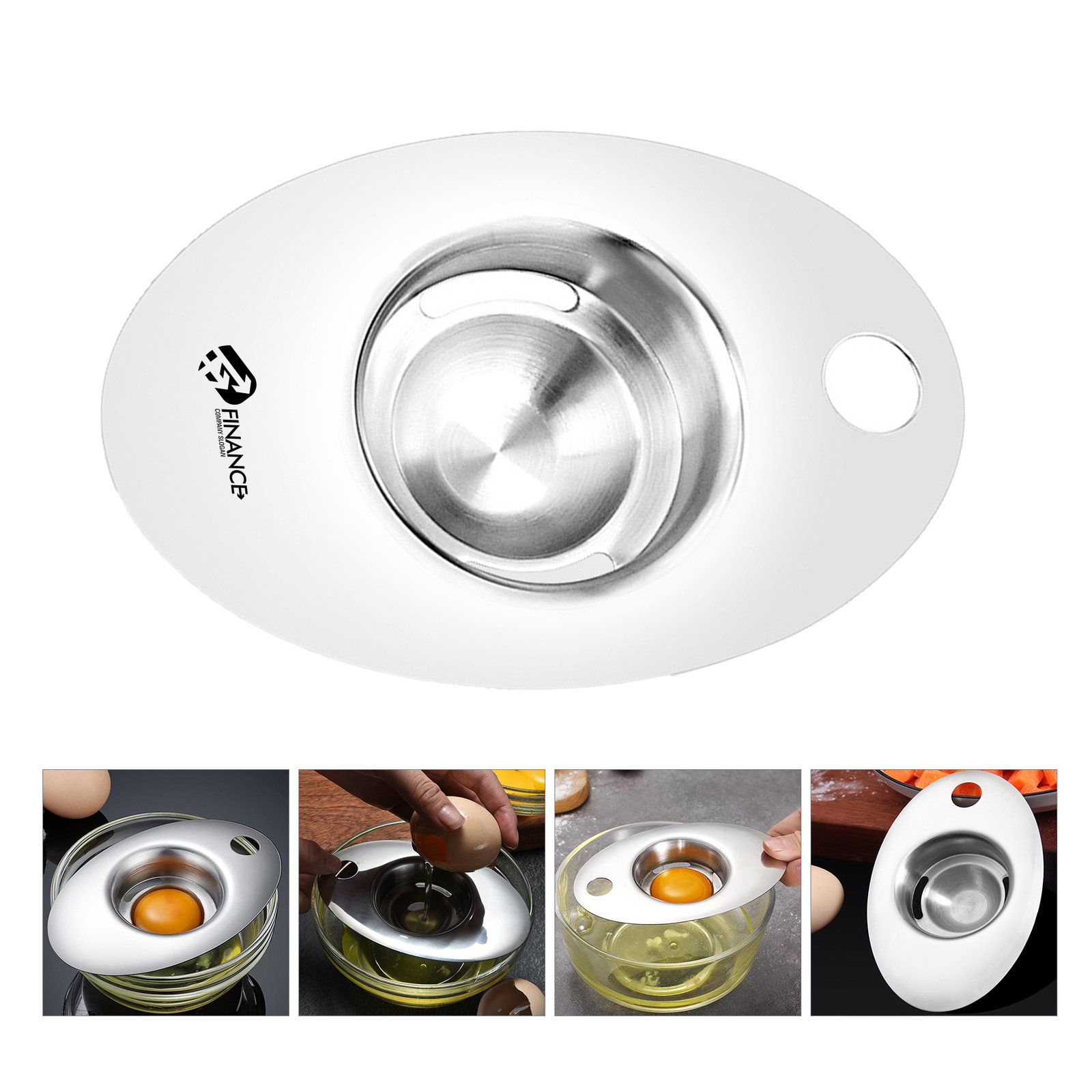 Stainless Steel Egg Separator