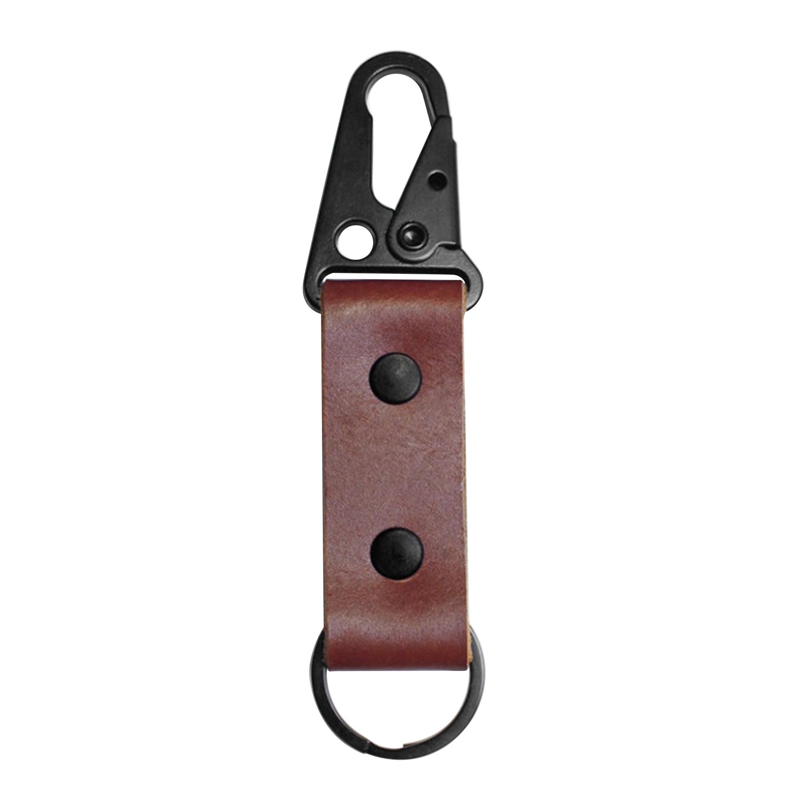 Leather Carabiner Zinc Alloy Key Holder