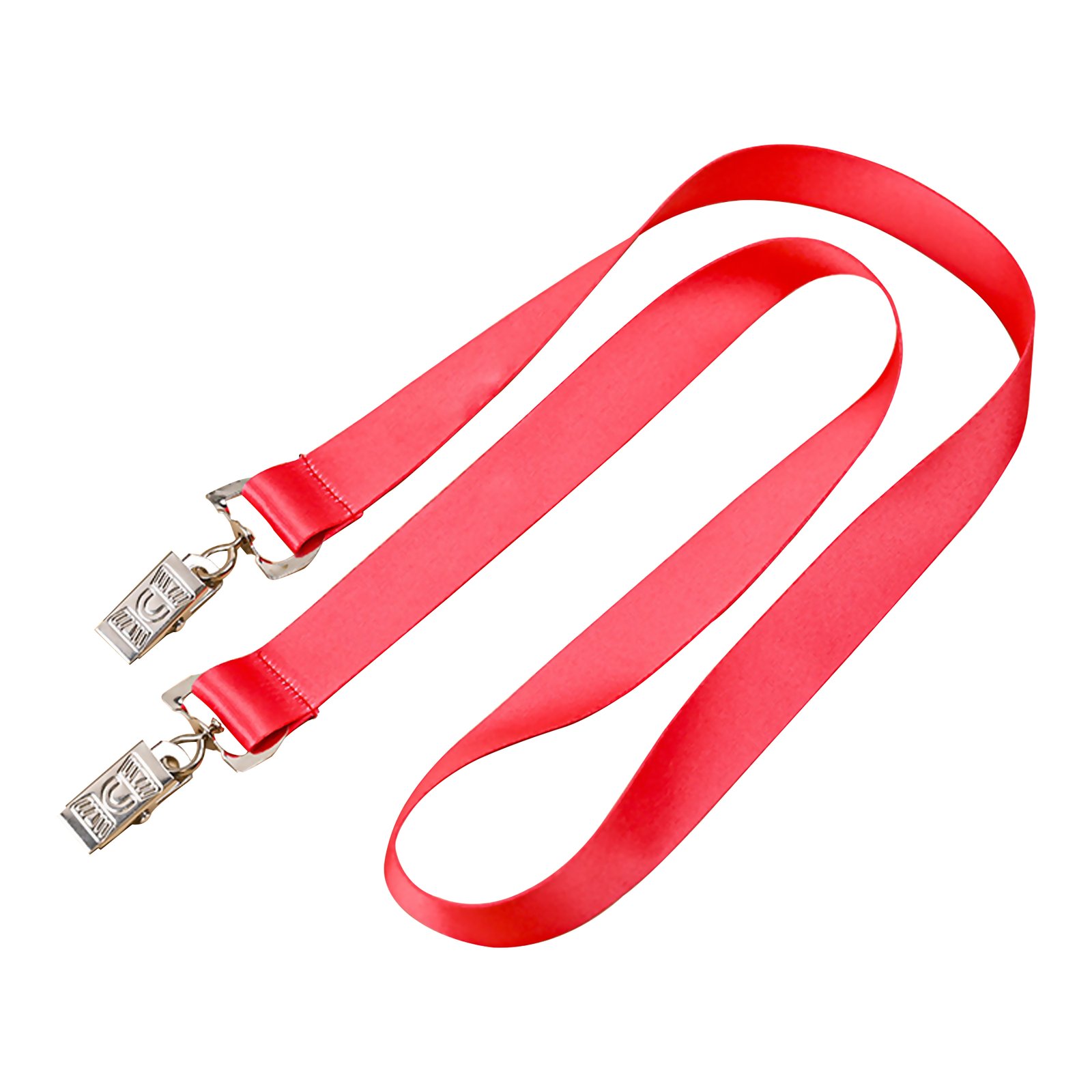 Soft Polyester Neck Lanyard With clips