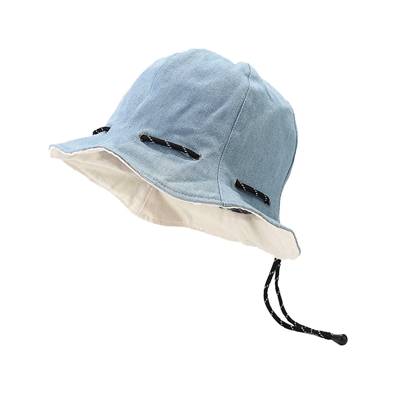 Foldable Jean Fabric Bucket Hat