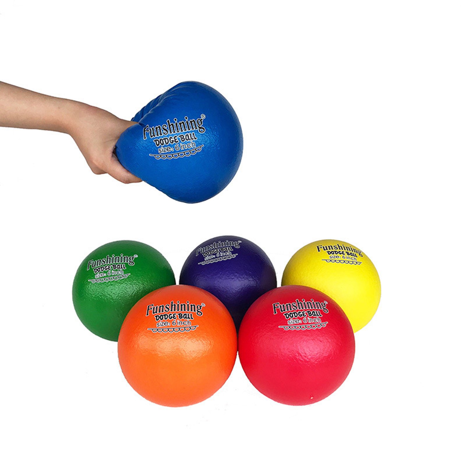 6 In PU Dodgeball