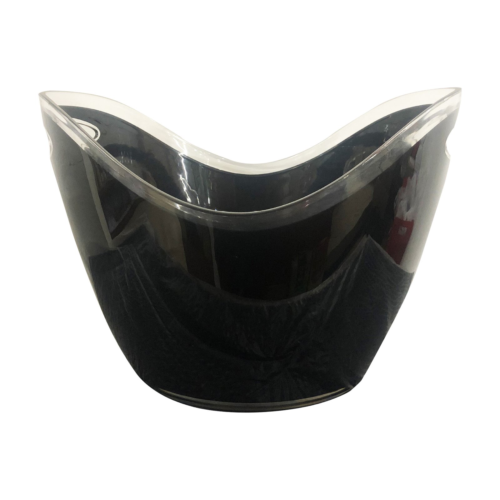4L Clear Plastic Ice Bucket (1 Gal)
