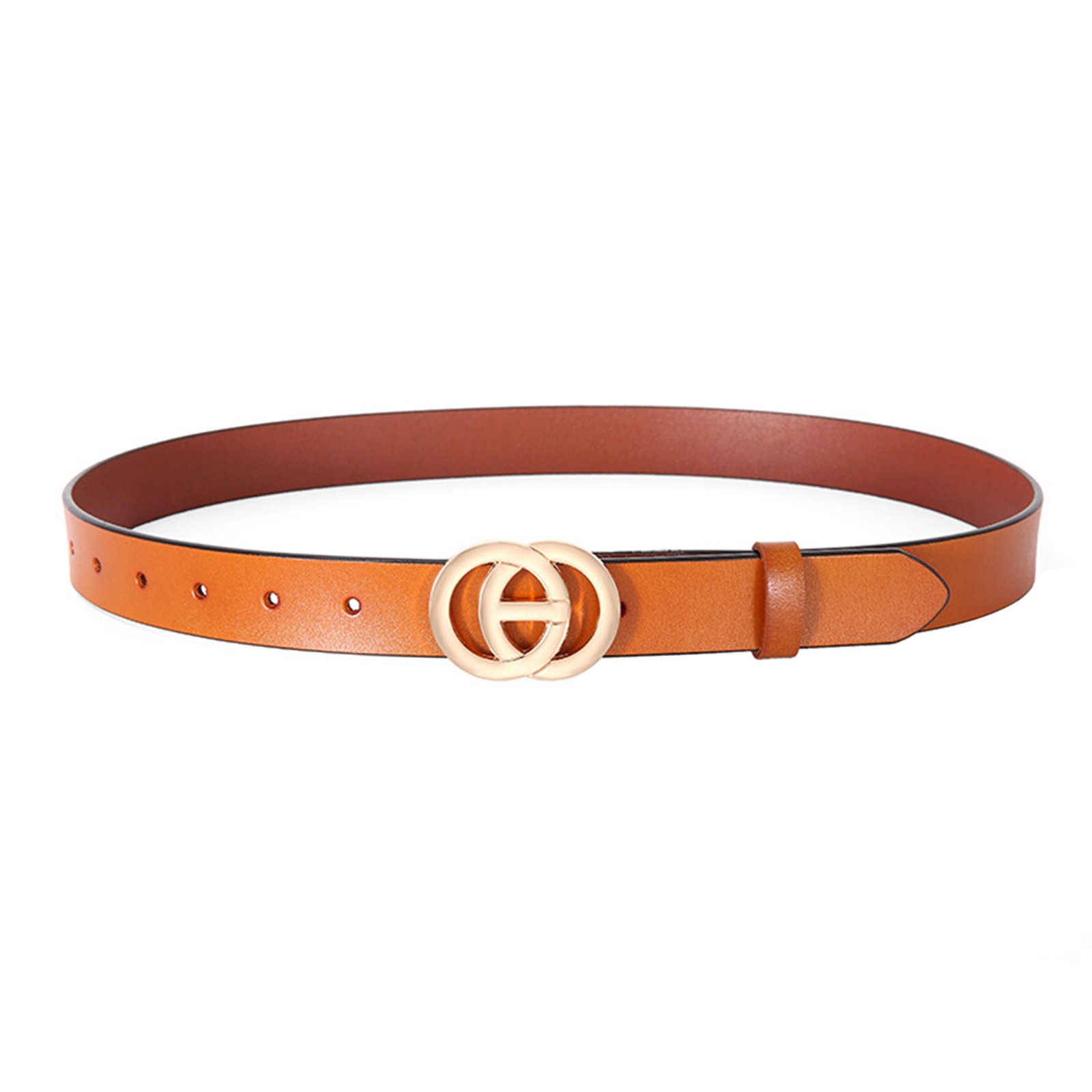 Ladies Slim Leather Belt
