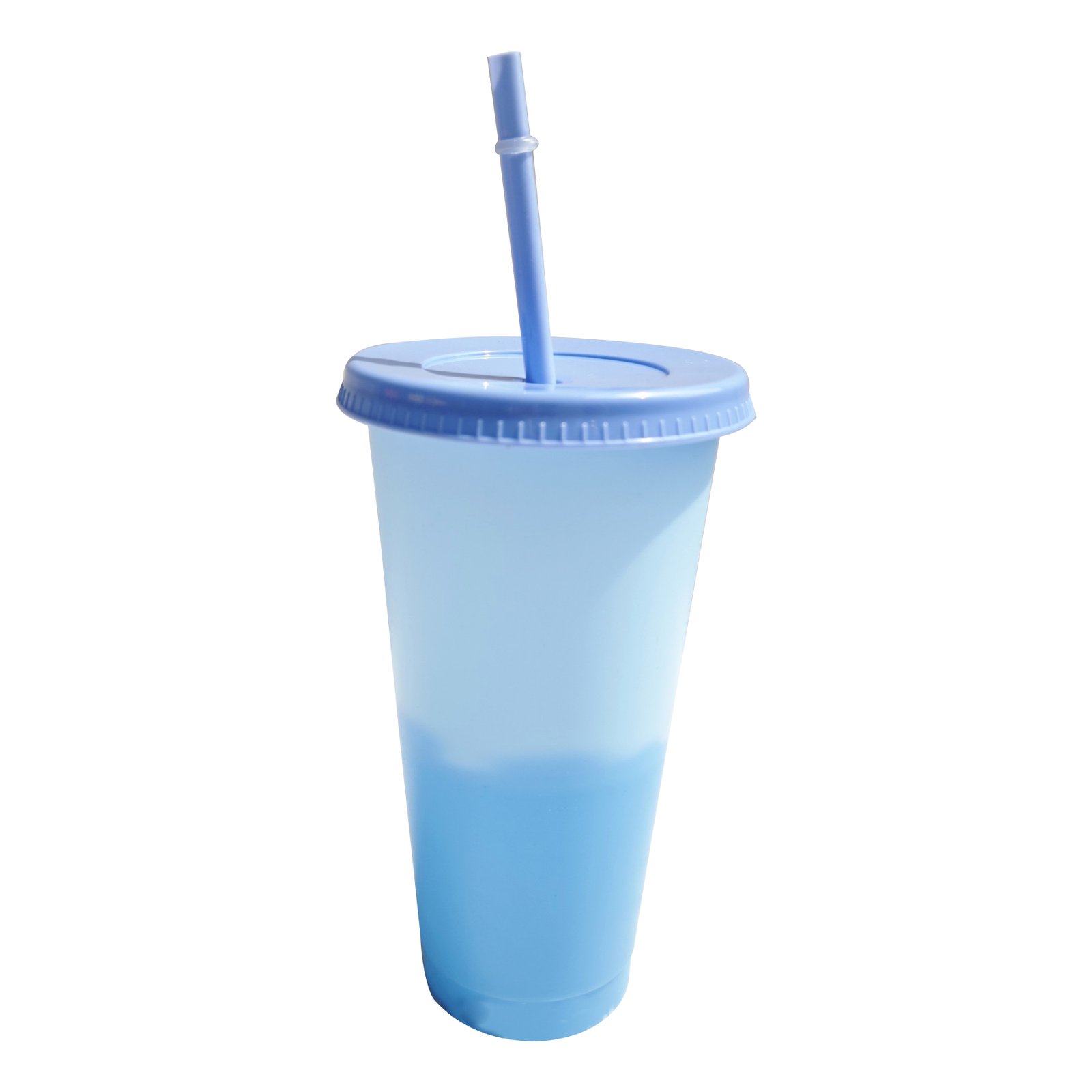 24OZ Mood Color Changing Cup With Lid And Straw
