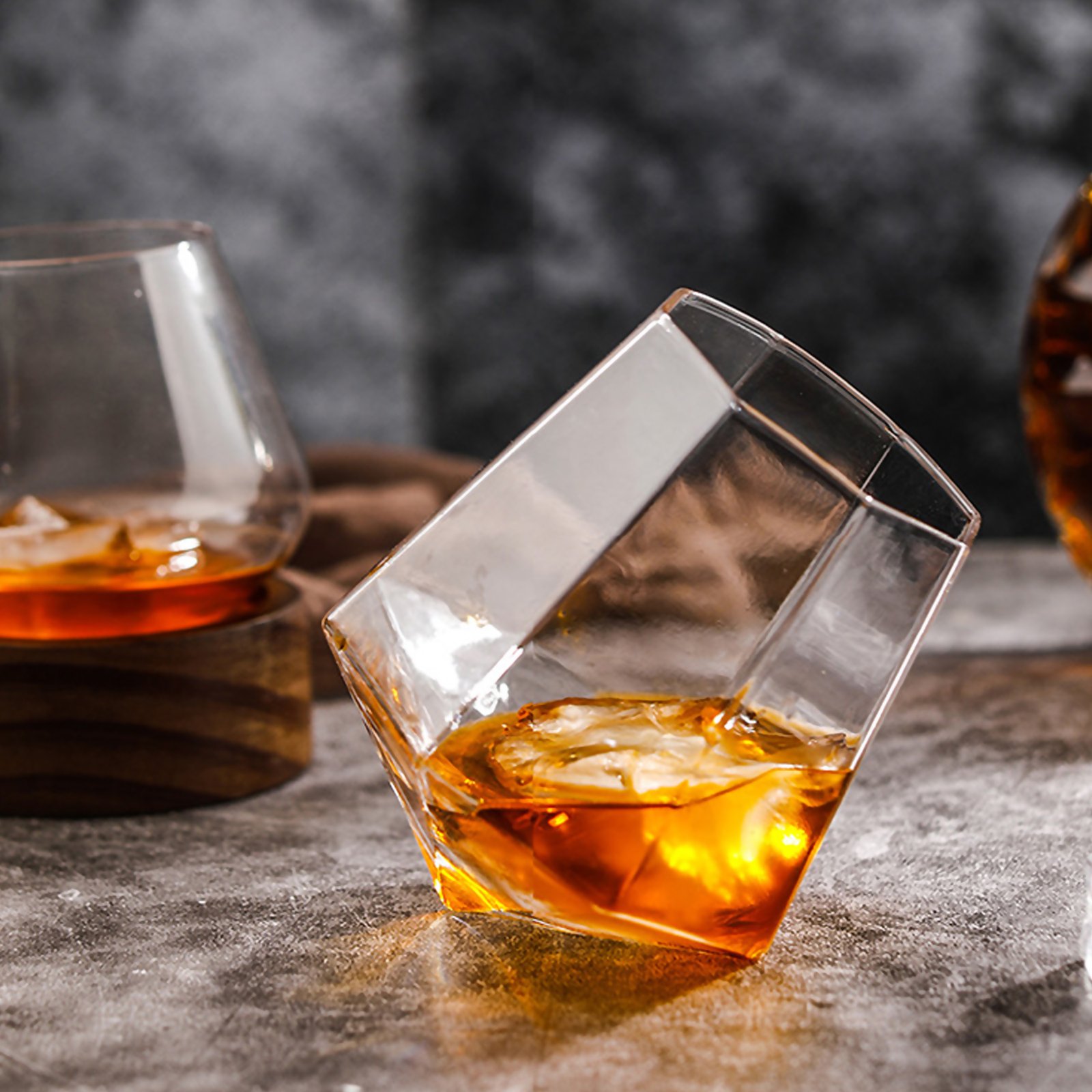 Diamond Shaped Whiskey Glasses