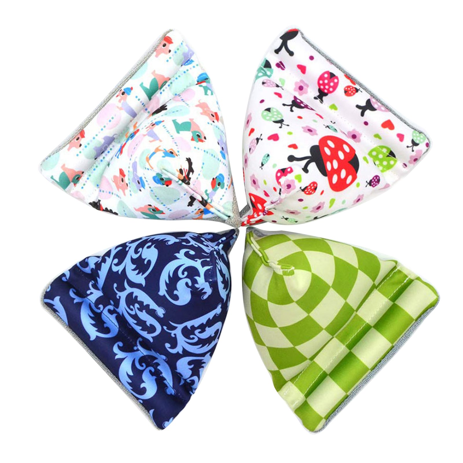 Microfiber Pyramid Mobile Device Stand