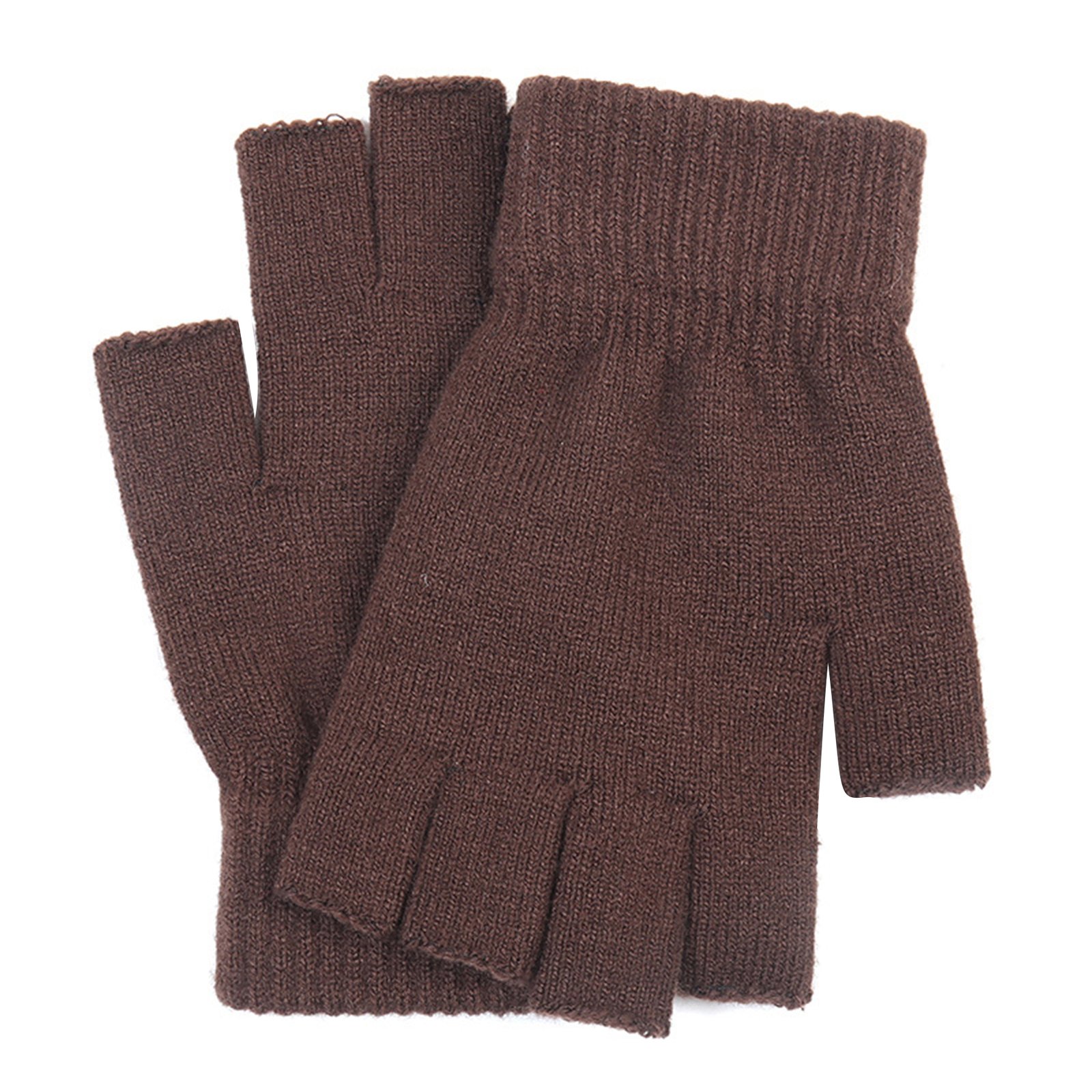 Knit Half Finger Gloves