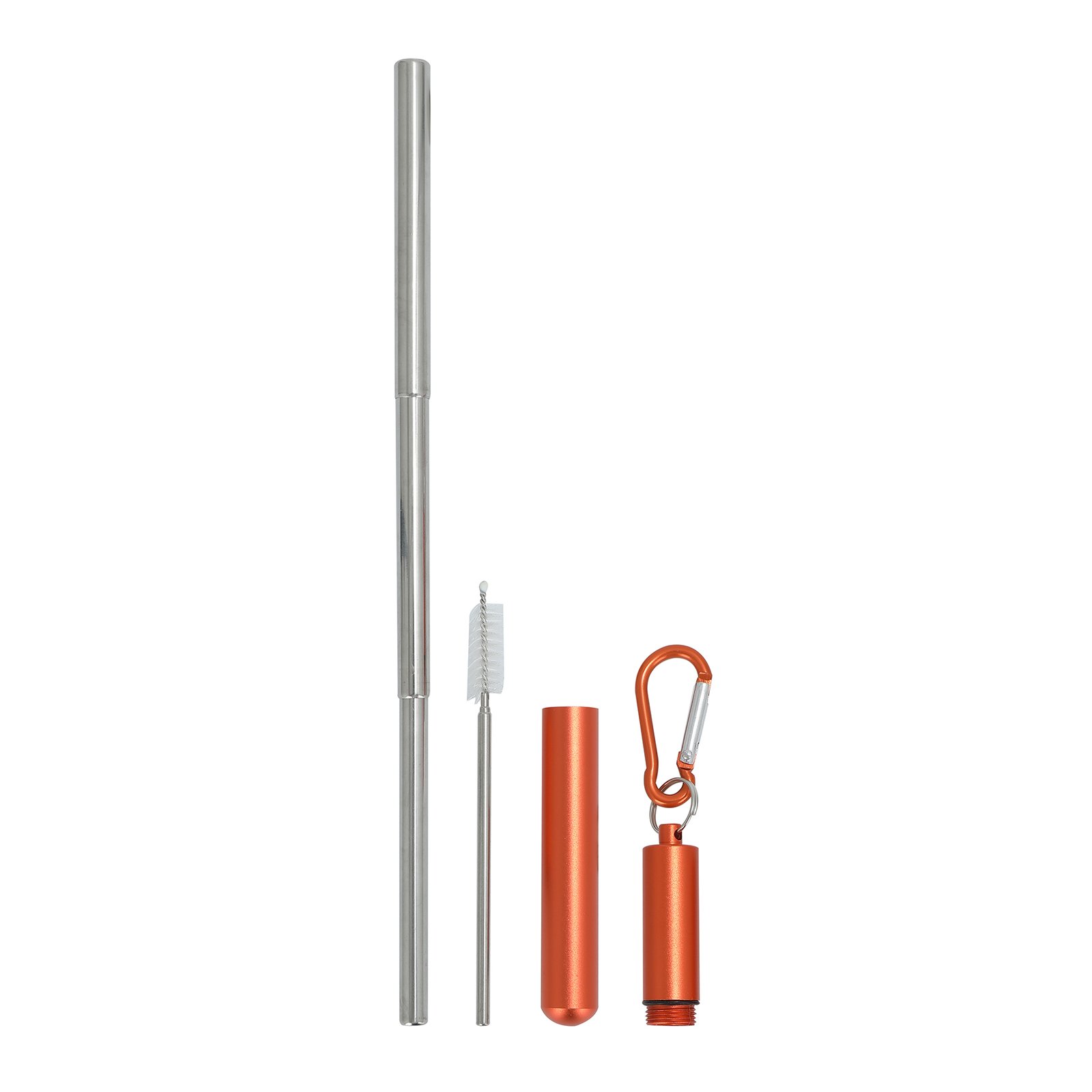 Reusable 304 Stainless Steel Retractable Telescopic Straw