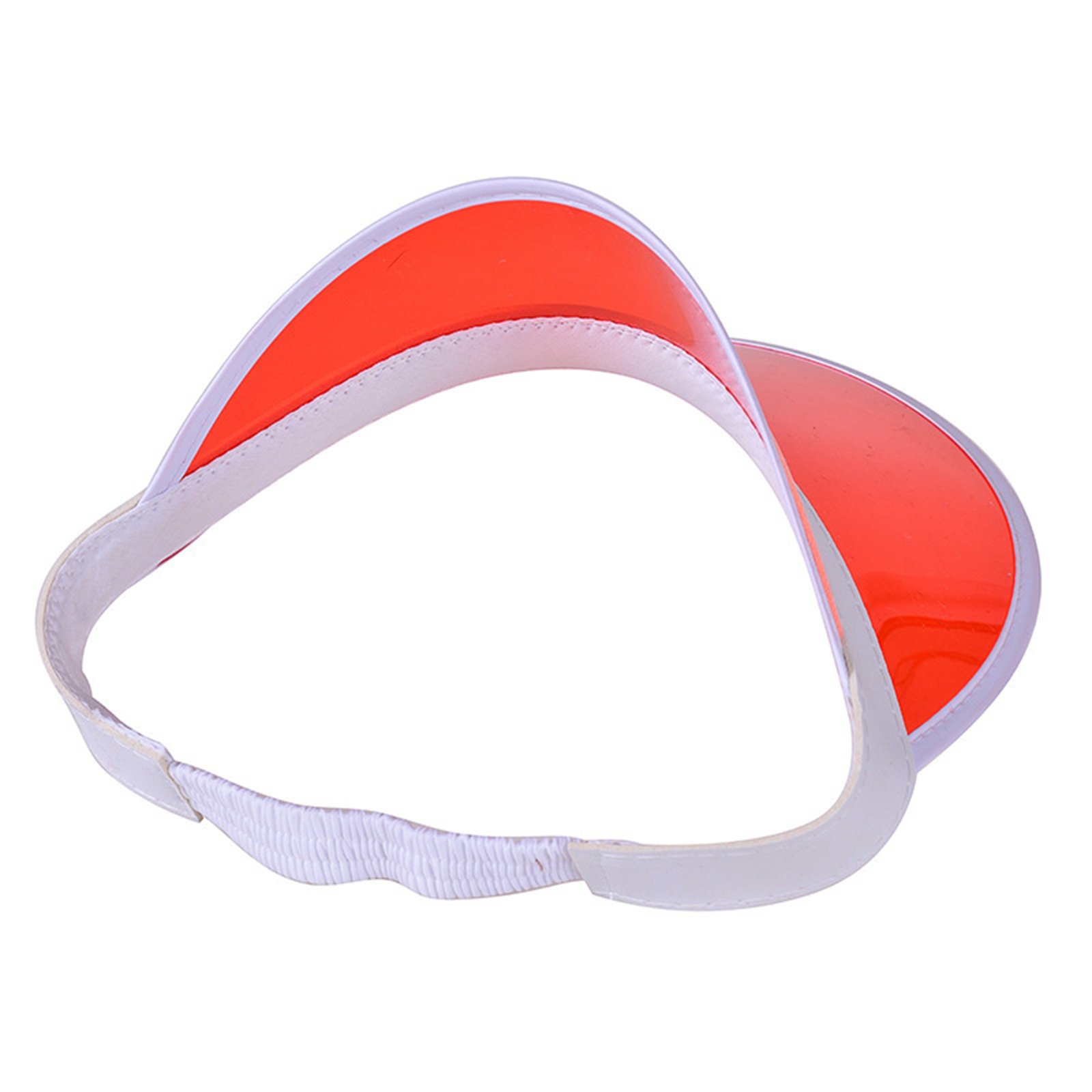 Rainbow Pvc Transparent Sun Visor Hat